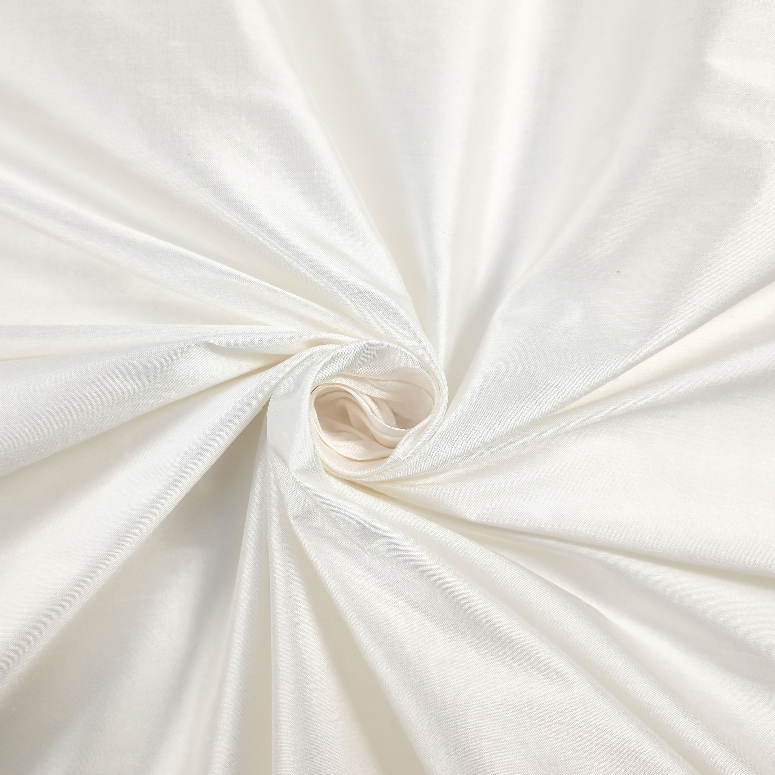 Shantung di Seta Bianco