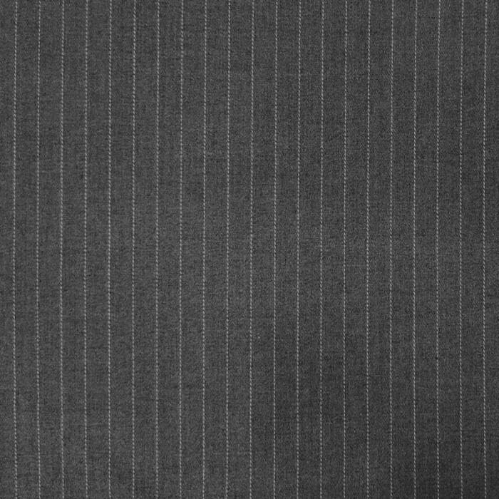 Tessuto Gessato Elasticizzato Grigio Image