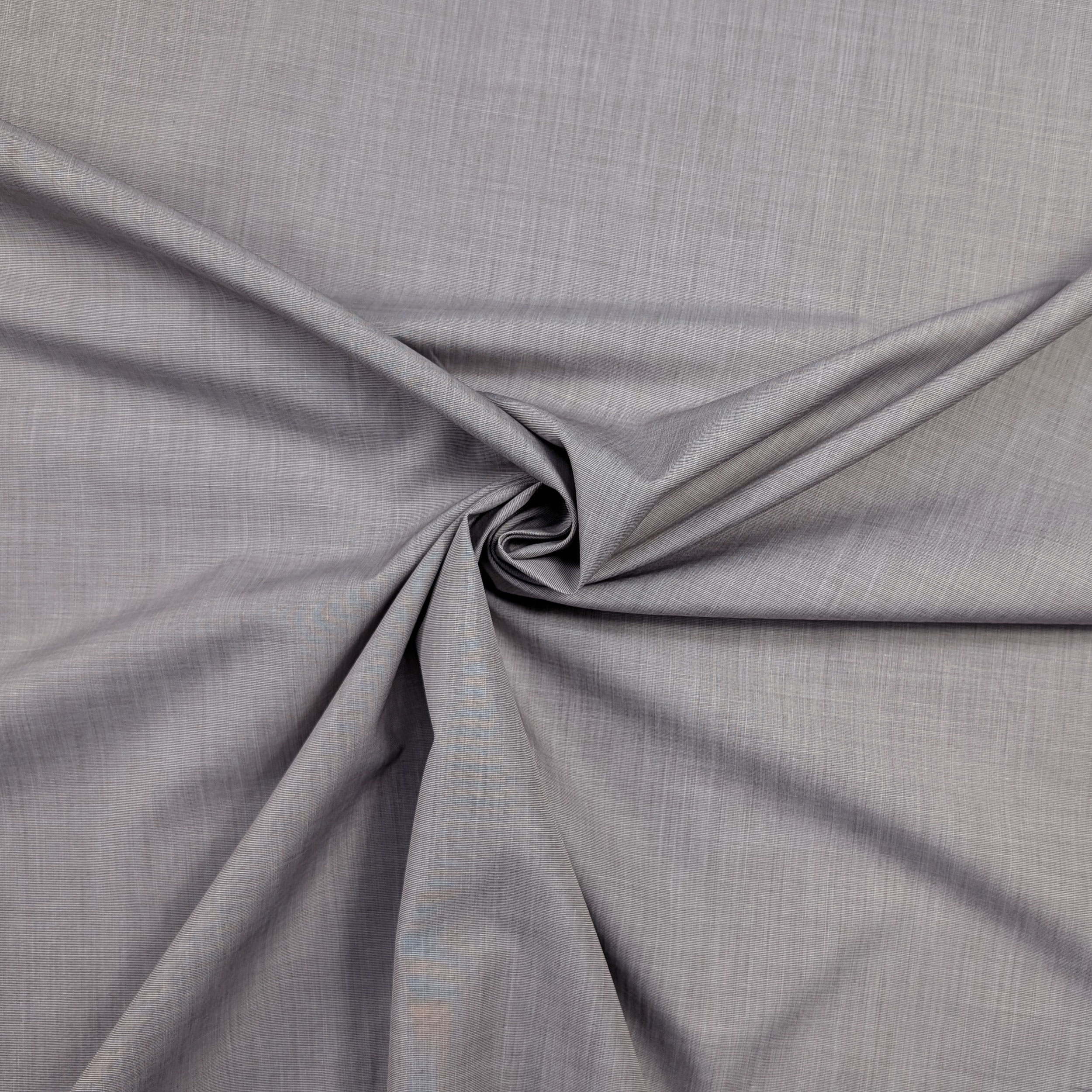 Cotone per Camiceria Tinta Unita Grigio Image