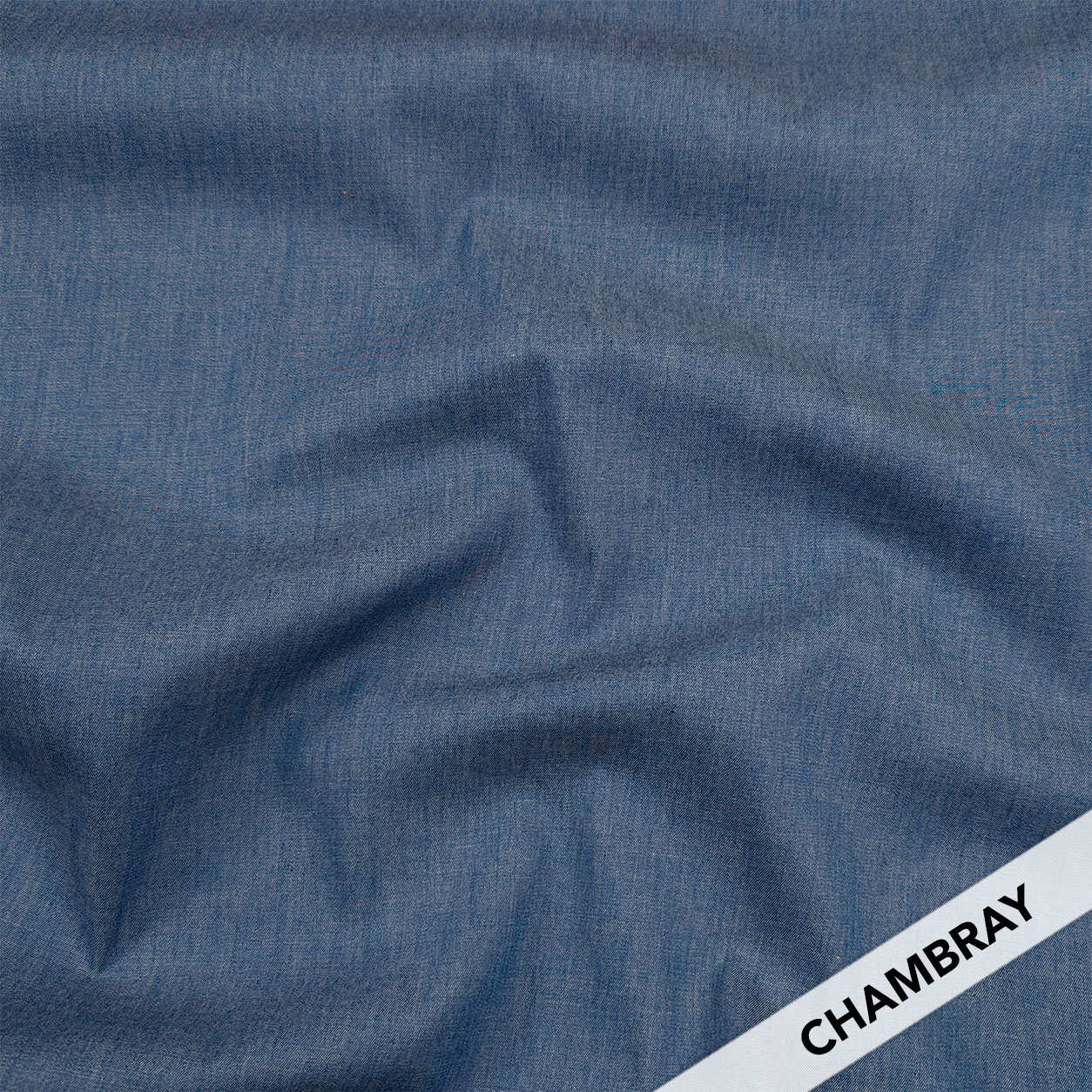 Jeans Cotone Chambray Blu Medio Image