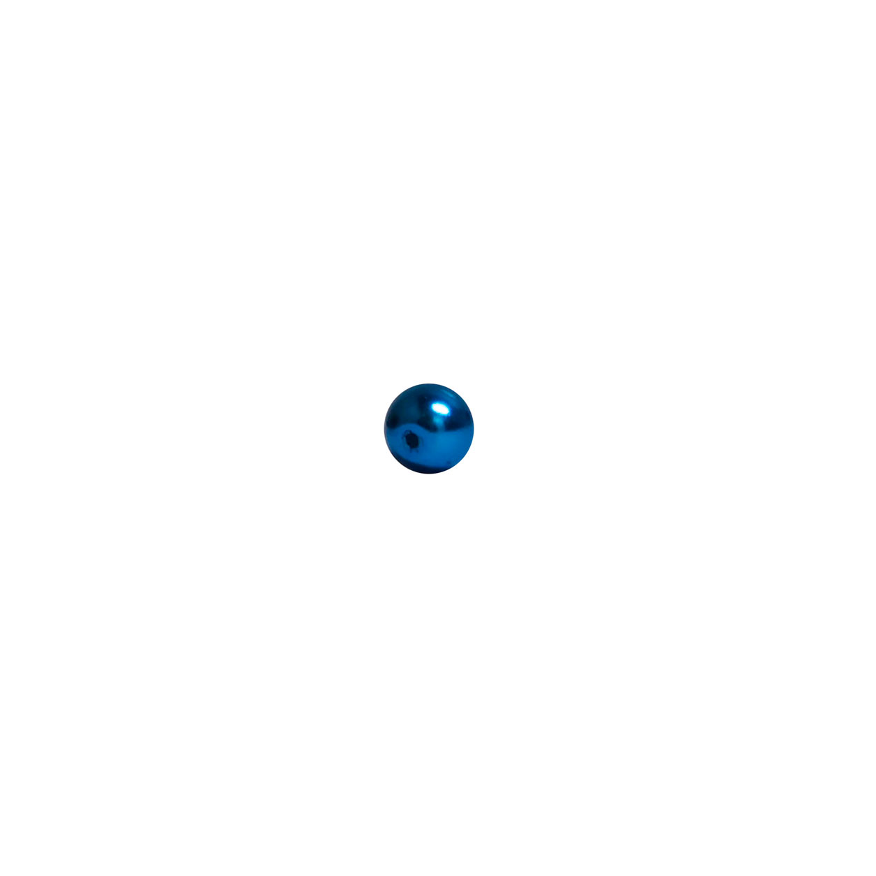 Perlina singola Gutermann 6 mm azzurro