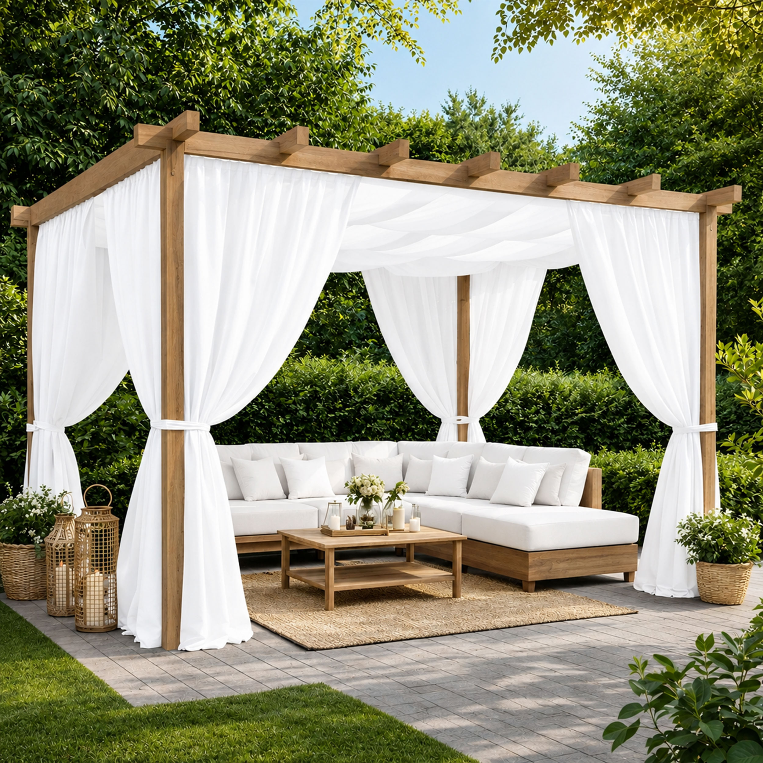 Tessuto per Tenda Pergola Naturale Image