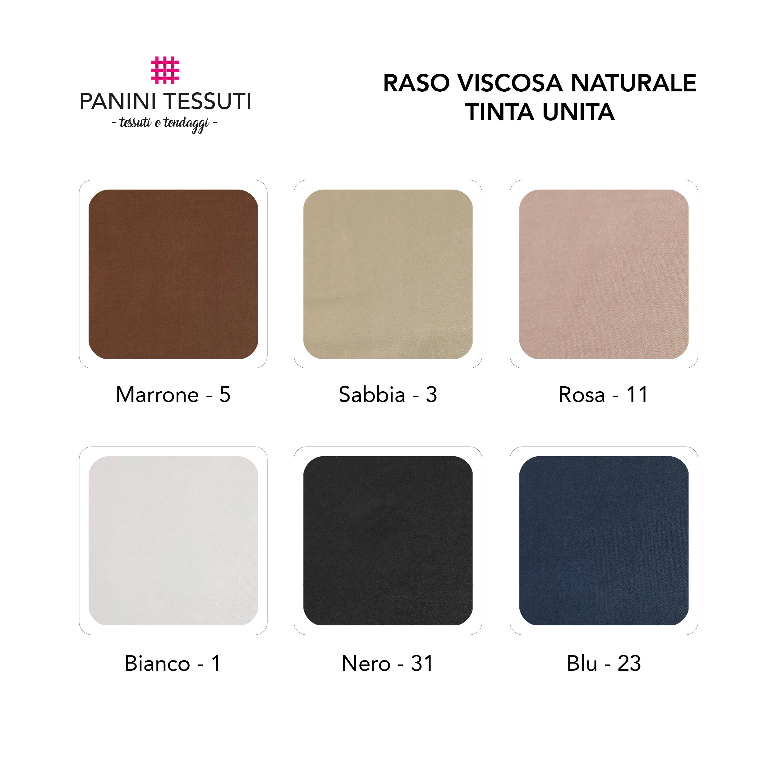 Raso Viscosa Naturale Tinta Unita Image