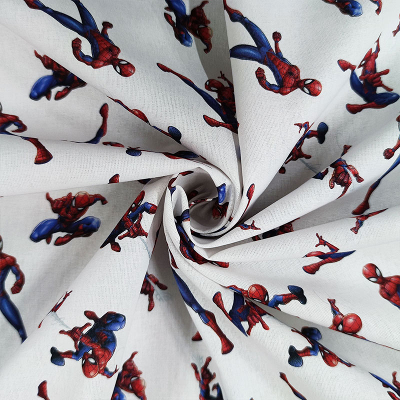 Tessuto di cotone per fodere spiderman grande