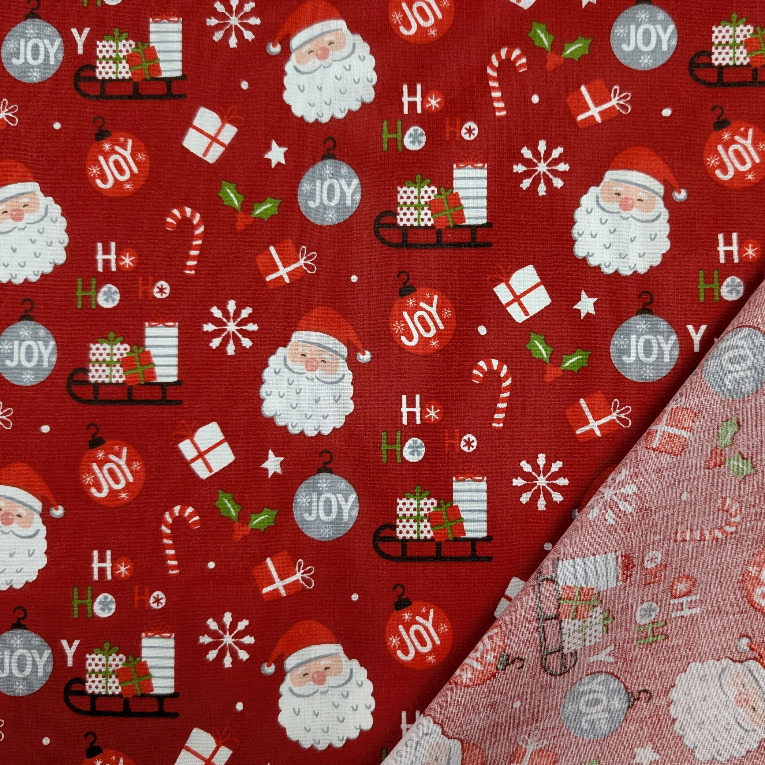 Cotone Natalizio Babbo Natale e Pacchetti Regalo Image