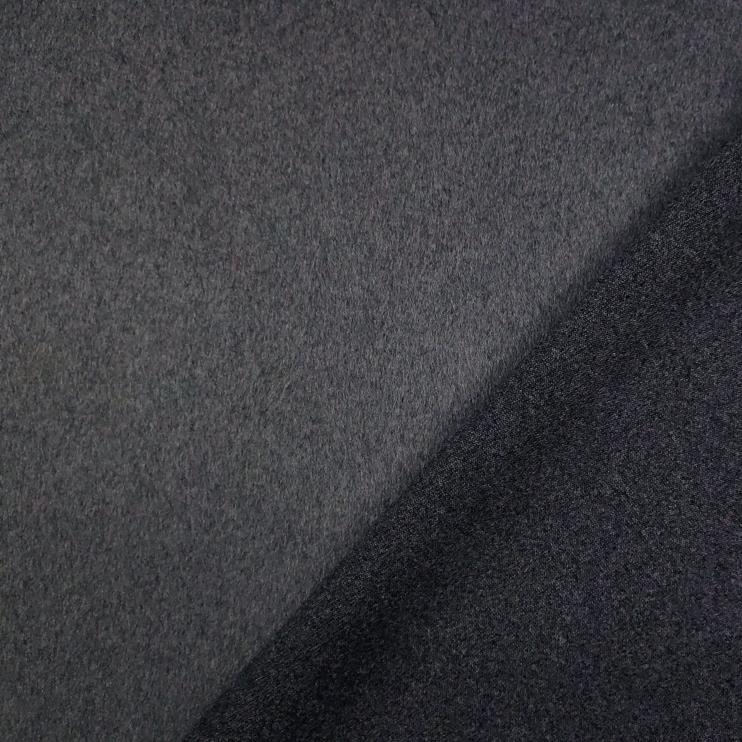 Tessuto per Cappotti Grigio Scuro Tinta Unita Image