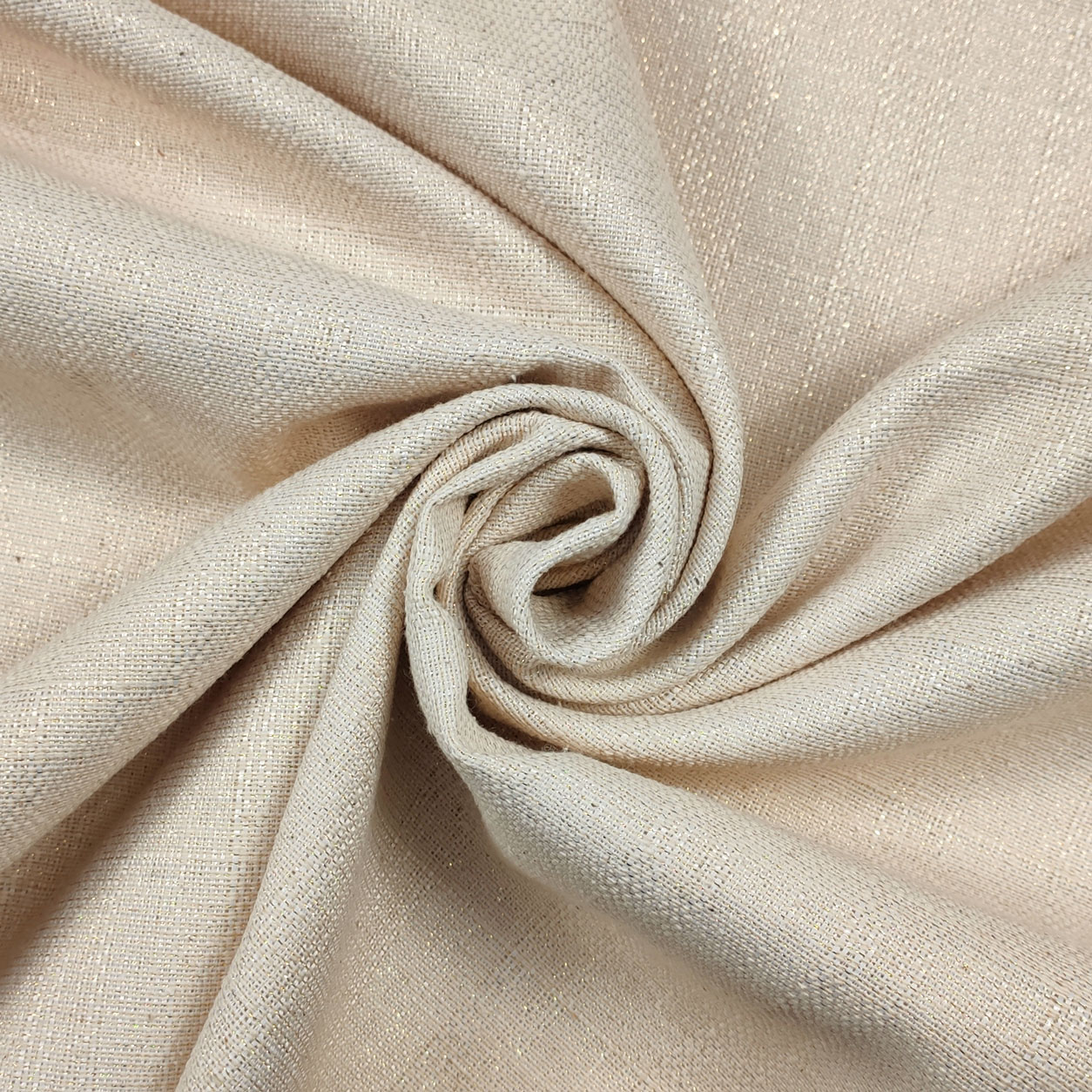 Tessuto Panama Lurex Oro