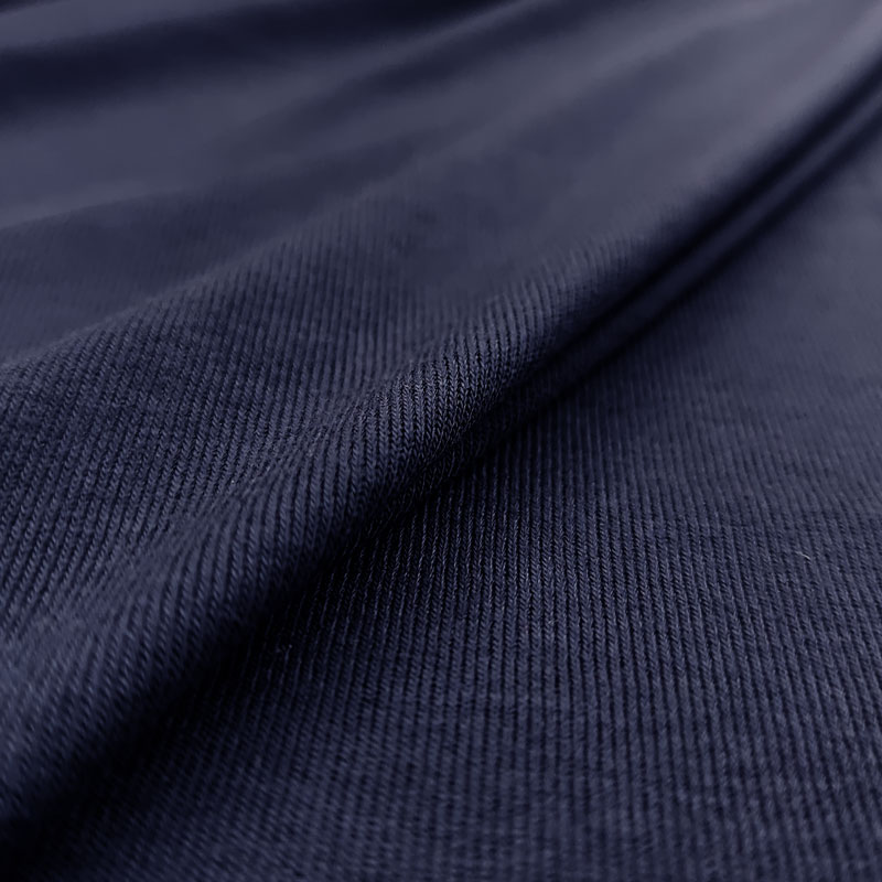 Jersey Morbidino di Viscosa Blu