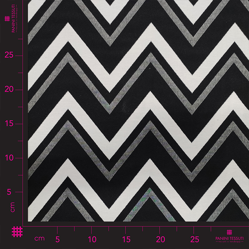 Tessuto arredo a metraggio zig zag