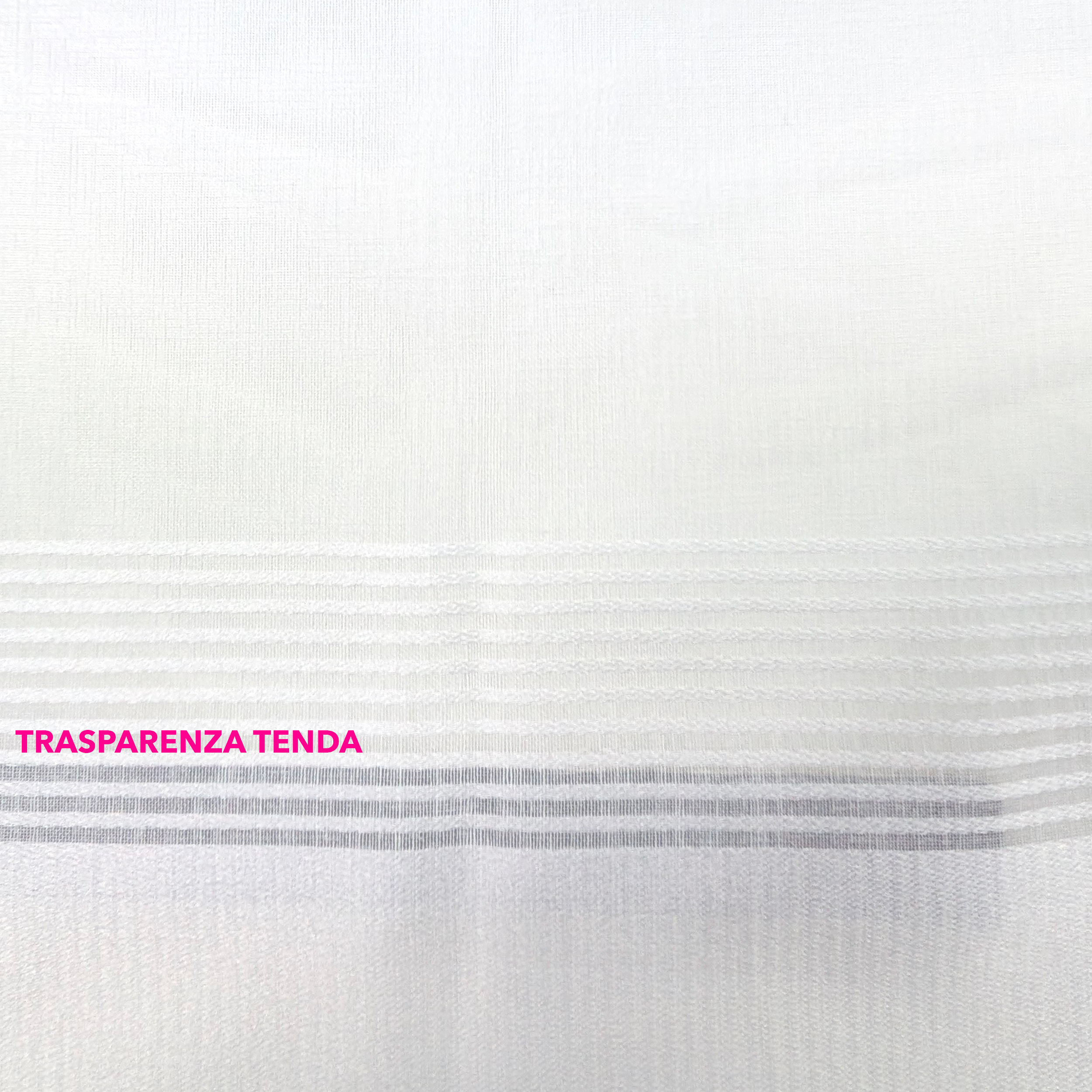 Tessuto Tenda Mille Righe Bianco Image