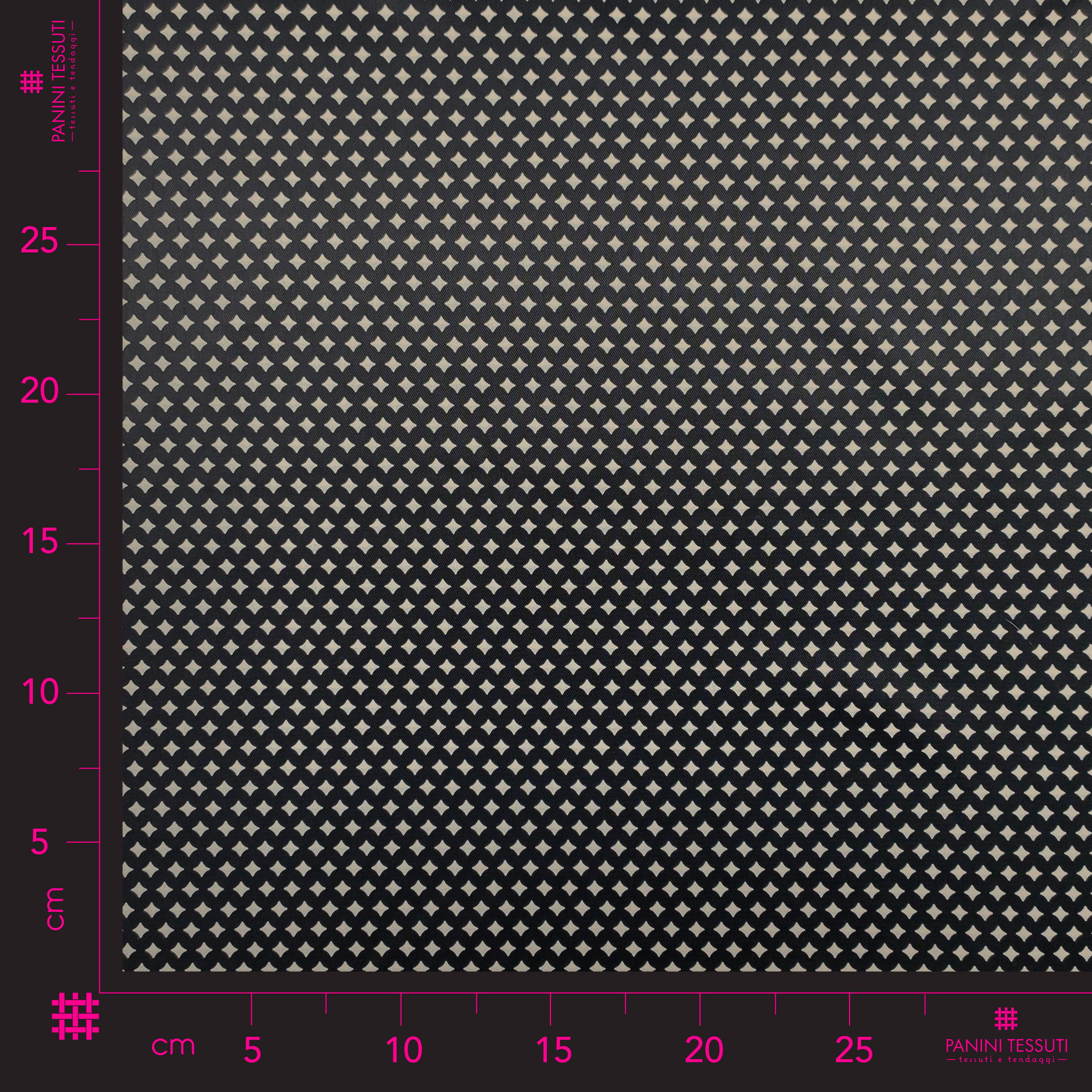 Fodera Viscosa Motivi Geometrici Sfondo Nero Image