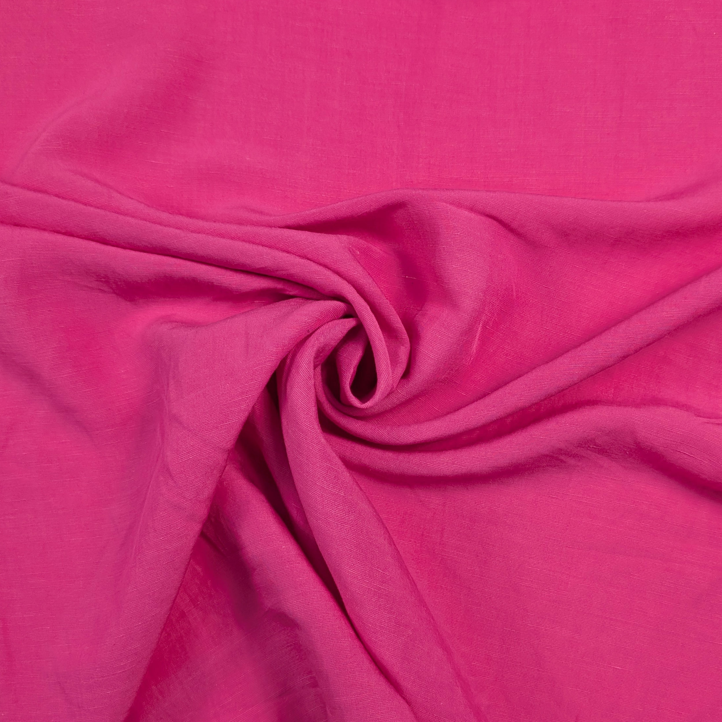 Lino Viscosa Tinta Unita Fuxia Image