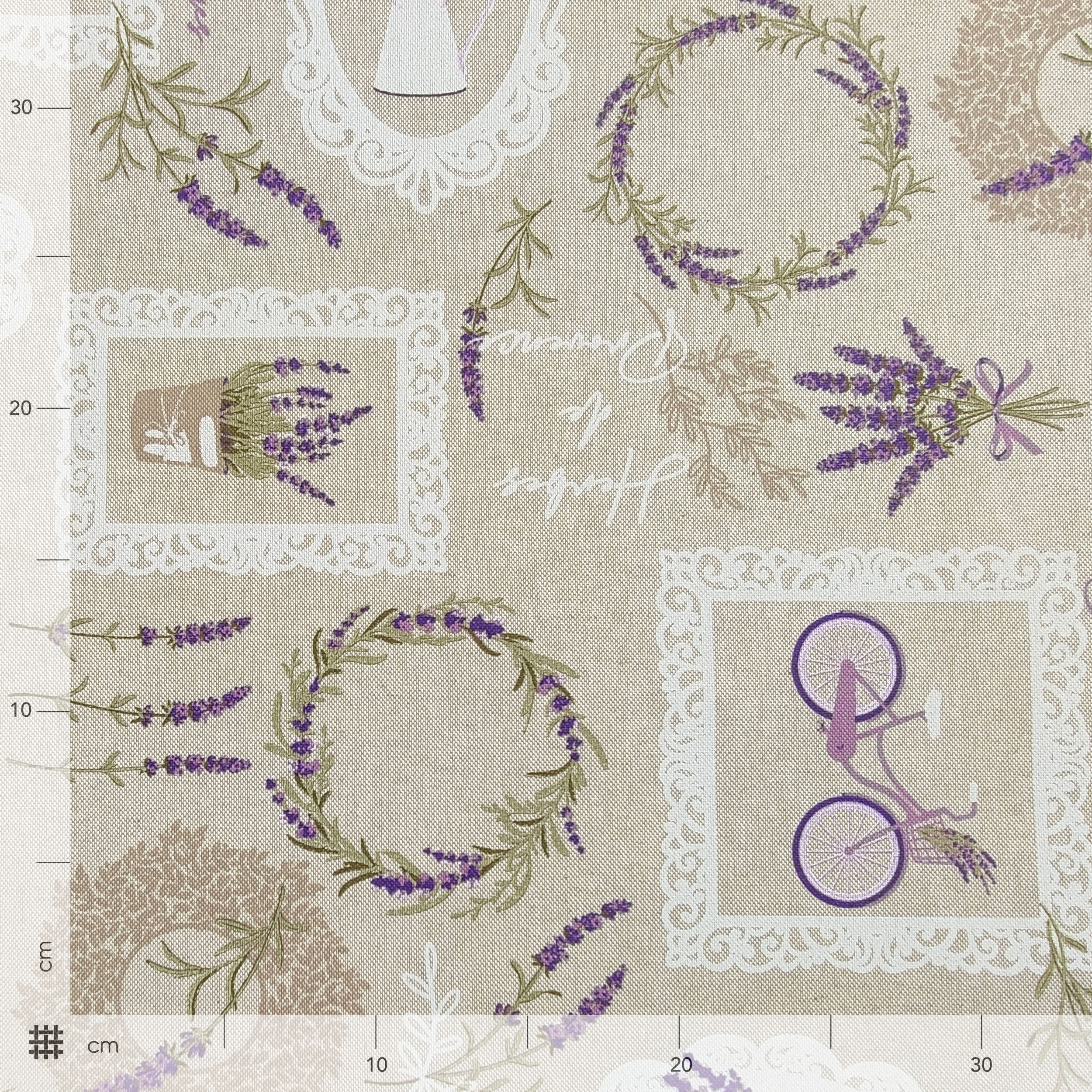 Tessuto Misto Cotone Lavanda in Provenza Image