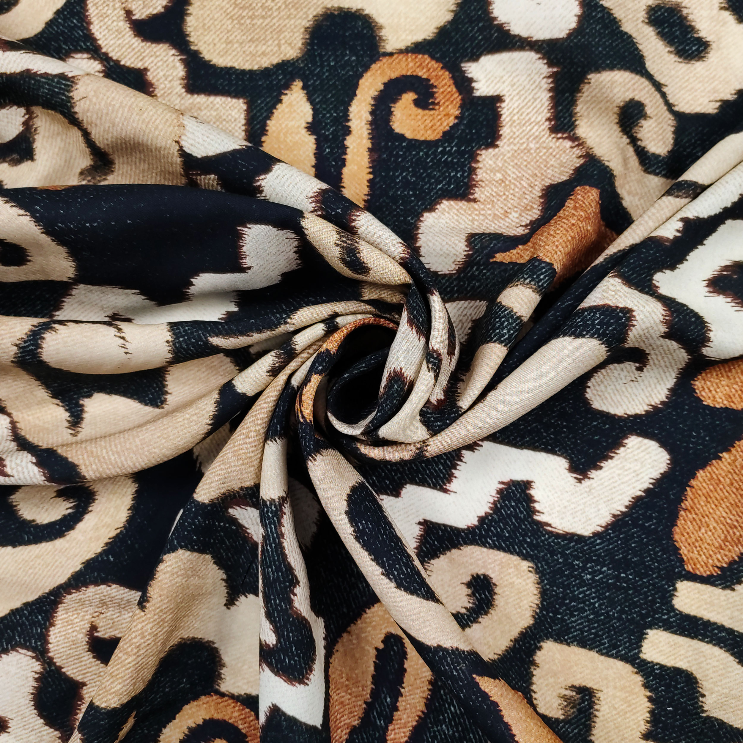 Tessuto In Poliestere Rivestito In Lino Ignifugo Permanente Per Tende, Drappeggio Morbido, Conforme A NF P92 503 M1 - Foto 3