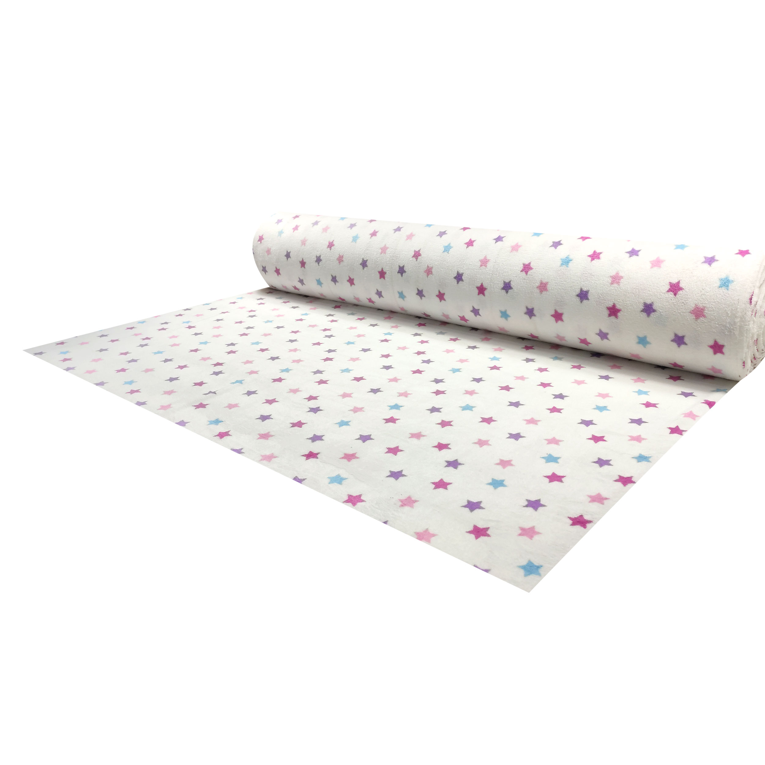 Pile Mano Cachemire Stelline Sfondo Bianco