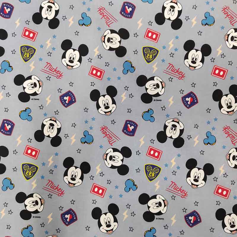 tessuto cotone disney mickey mouse base grigia (1)