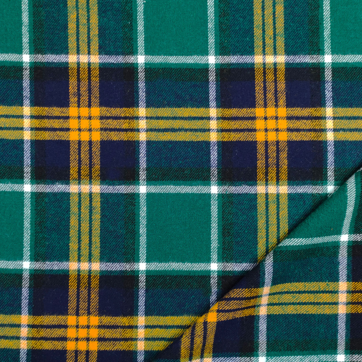 Tessuti Tartan Blu Verde Giallo