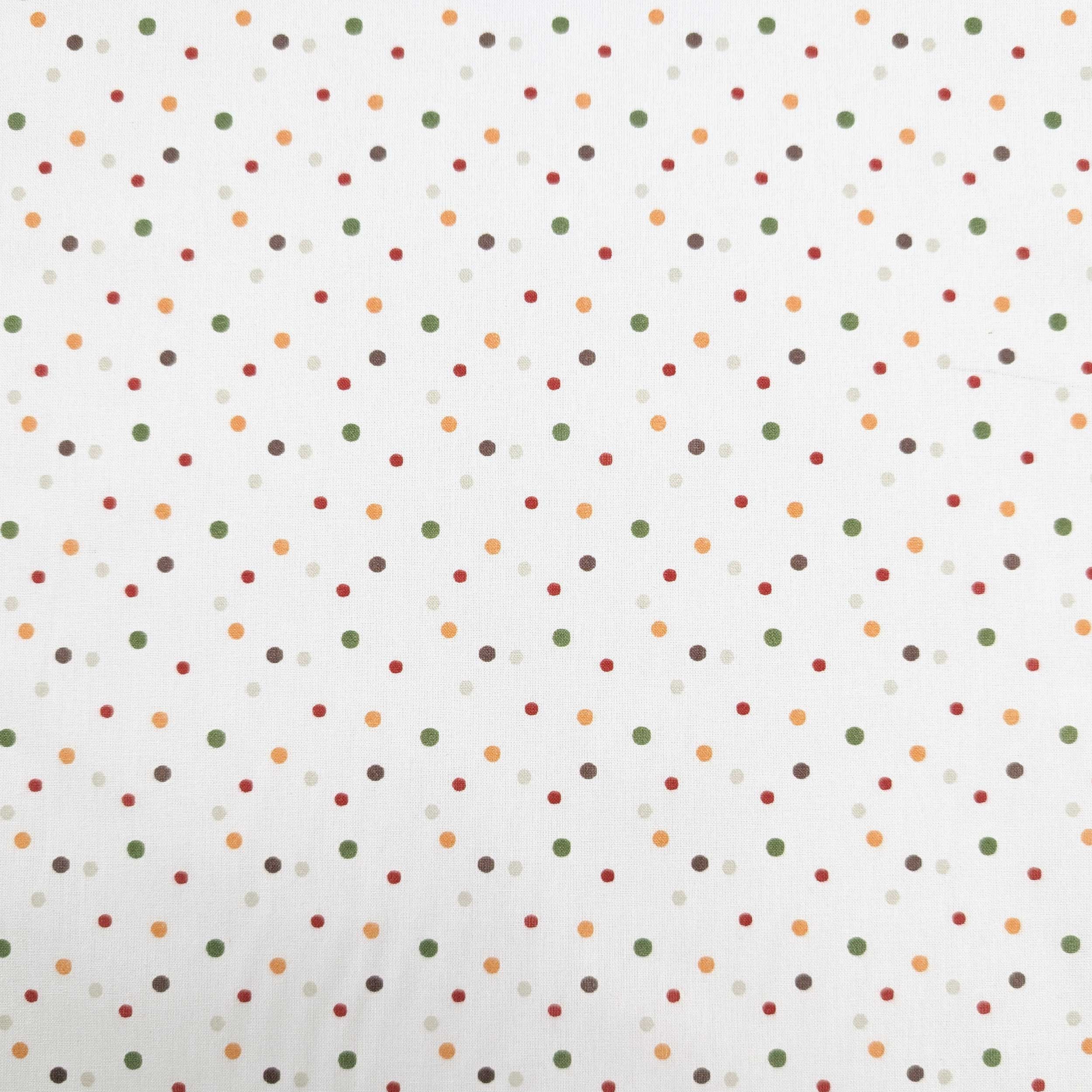 Cotone Percalle Pois Multicolor Image
