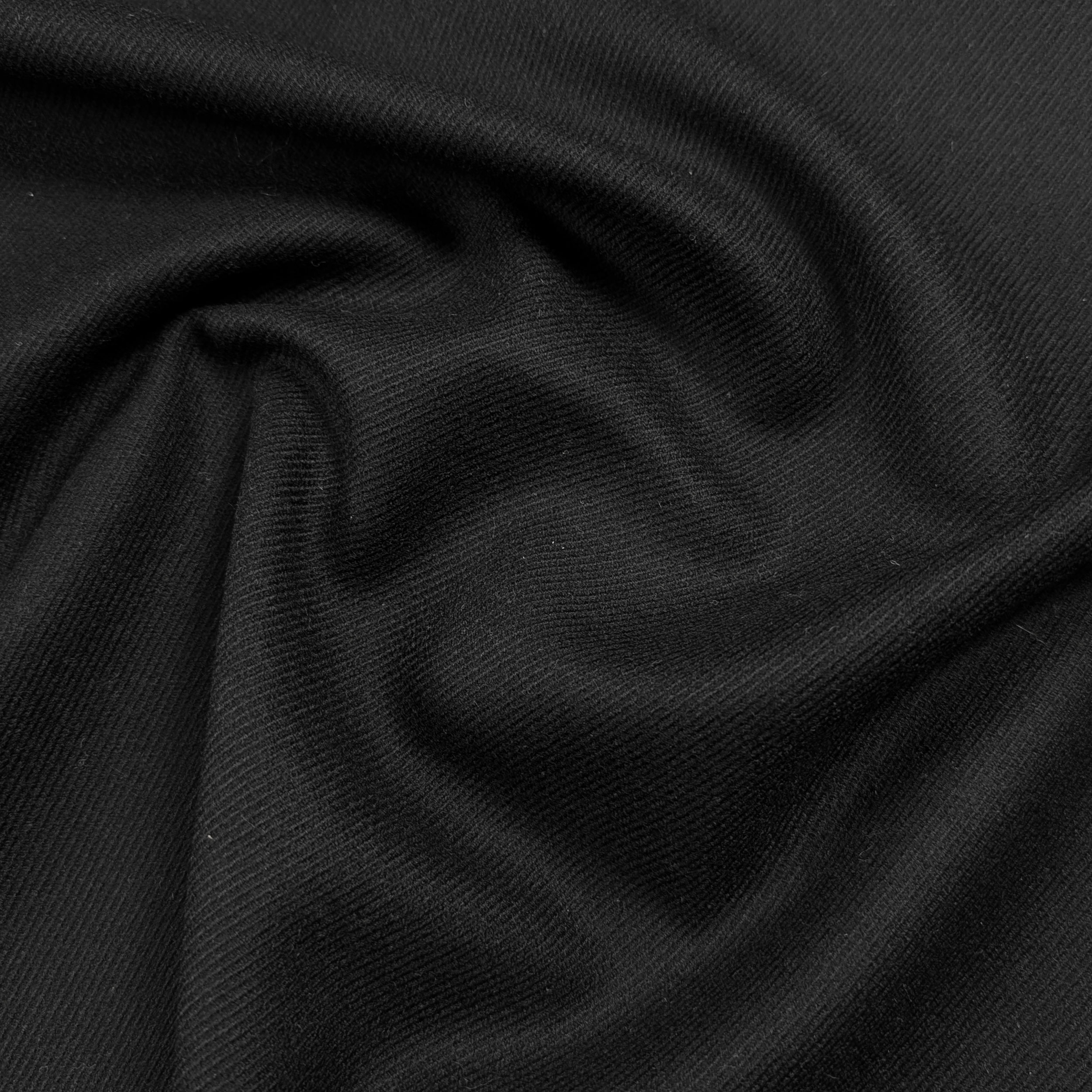 Cappotto Lana Tinta Nera Image
