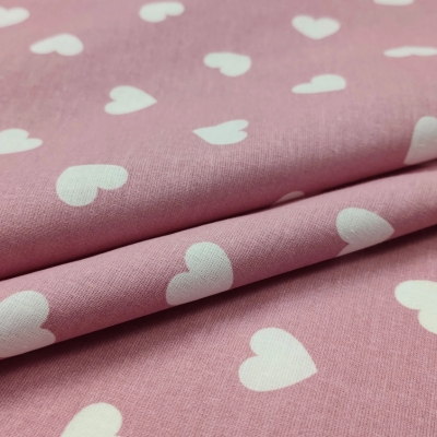 cotone con cuori panini tessuti