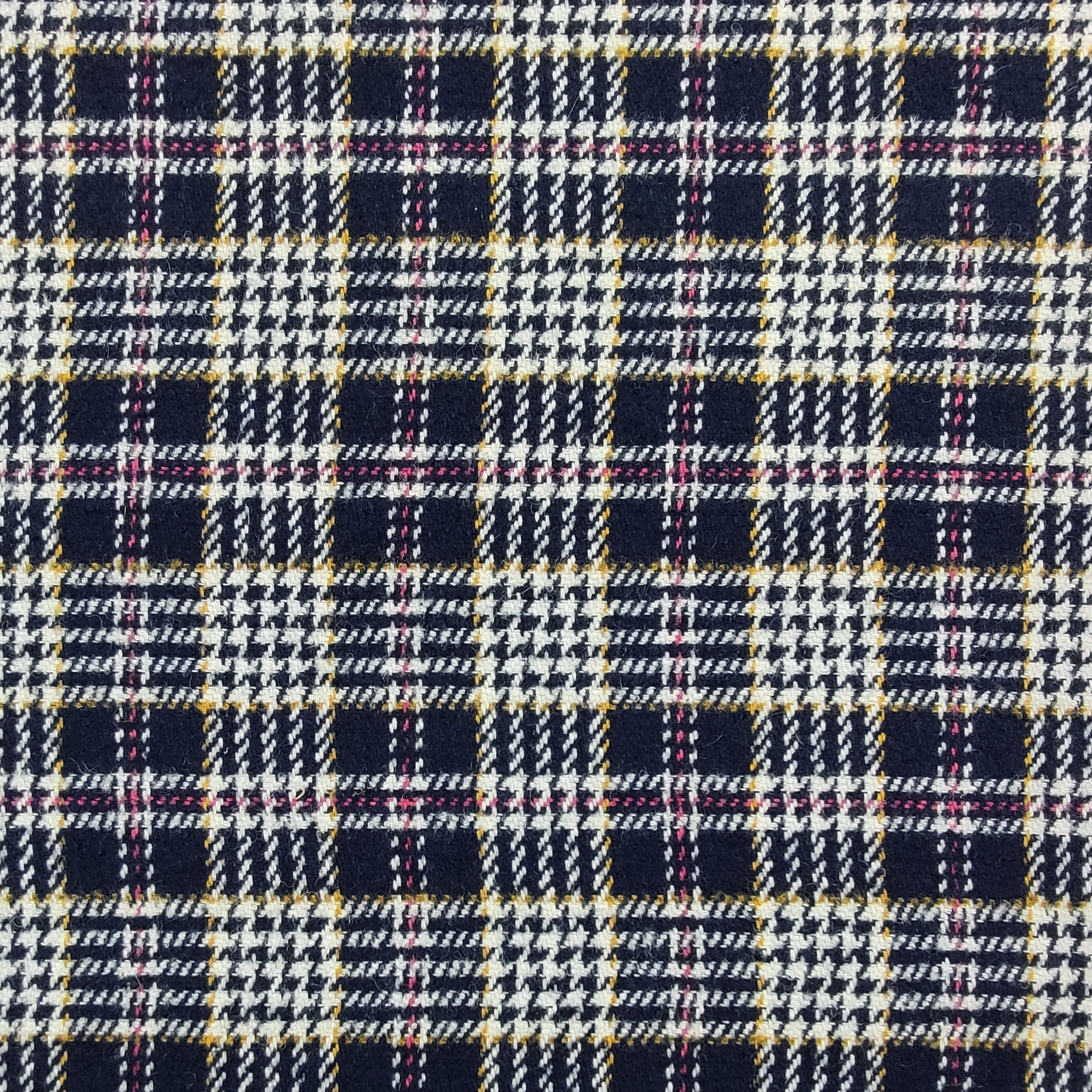 Tartan Pied de Poule Blu Fili Colorati