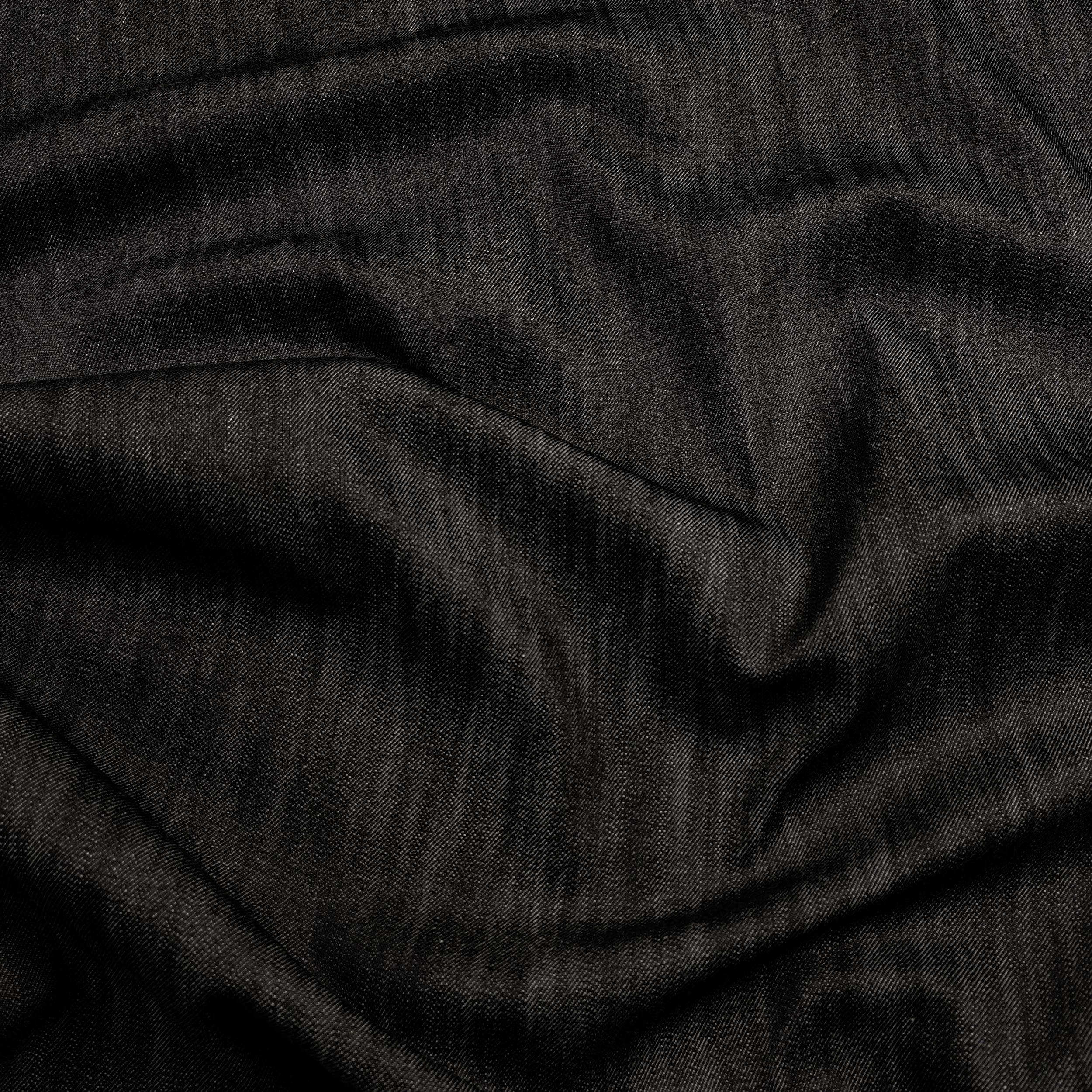 Jeans di Cotone Nero Melange Image