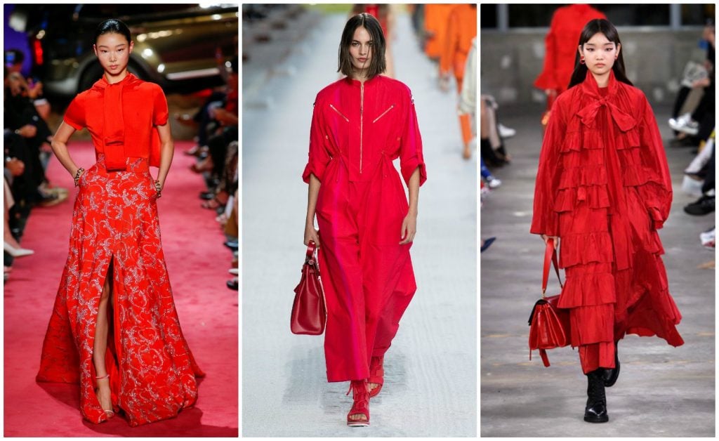 panini-tessuti-colore-di-tendenza-rosso-fuoco