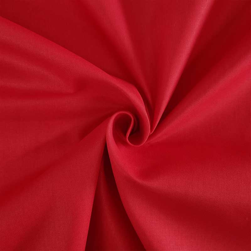 lenzuola di cotone rosso lux