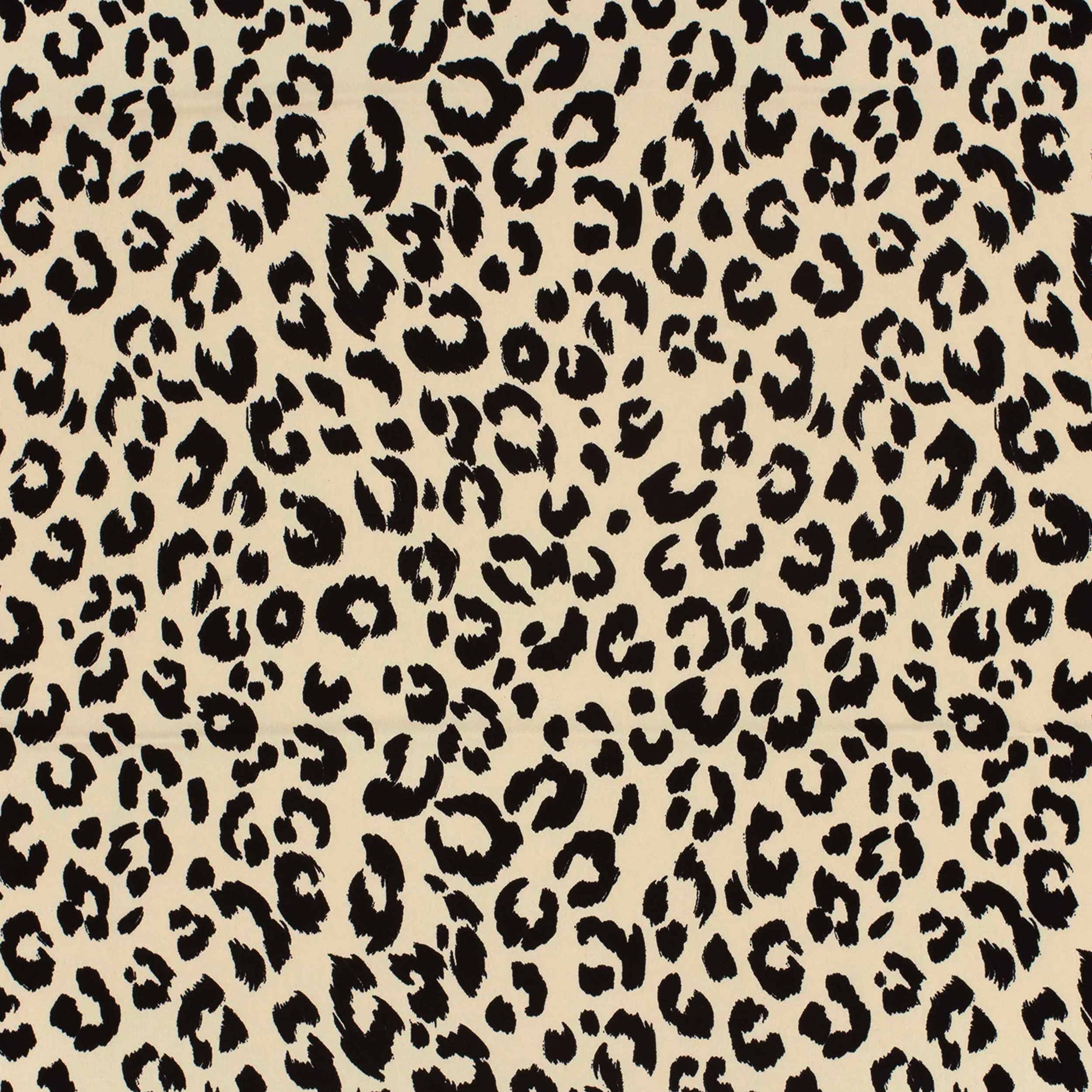 Tessuto Twill Leopardato Sfondo Beige