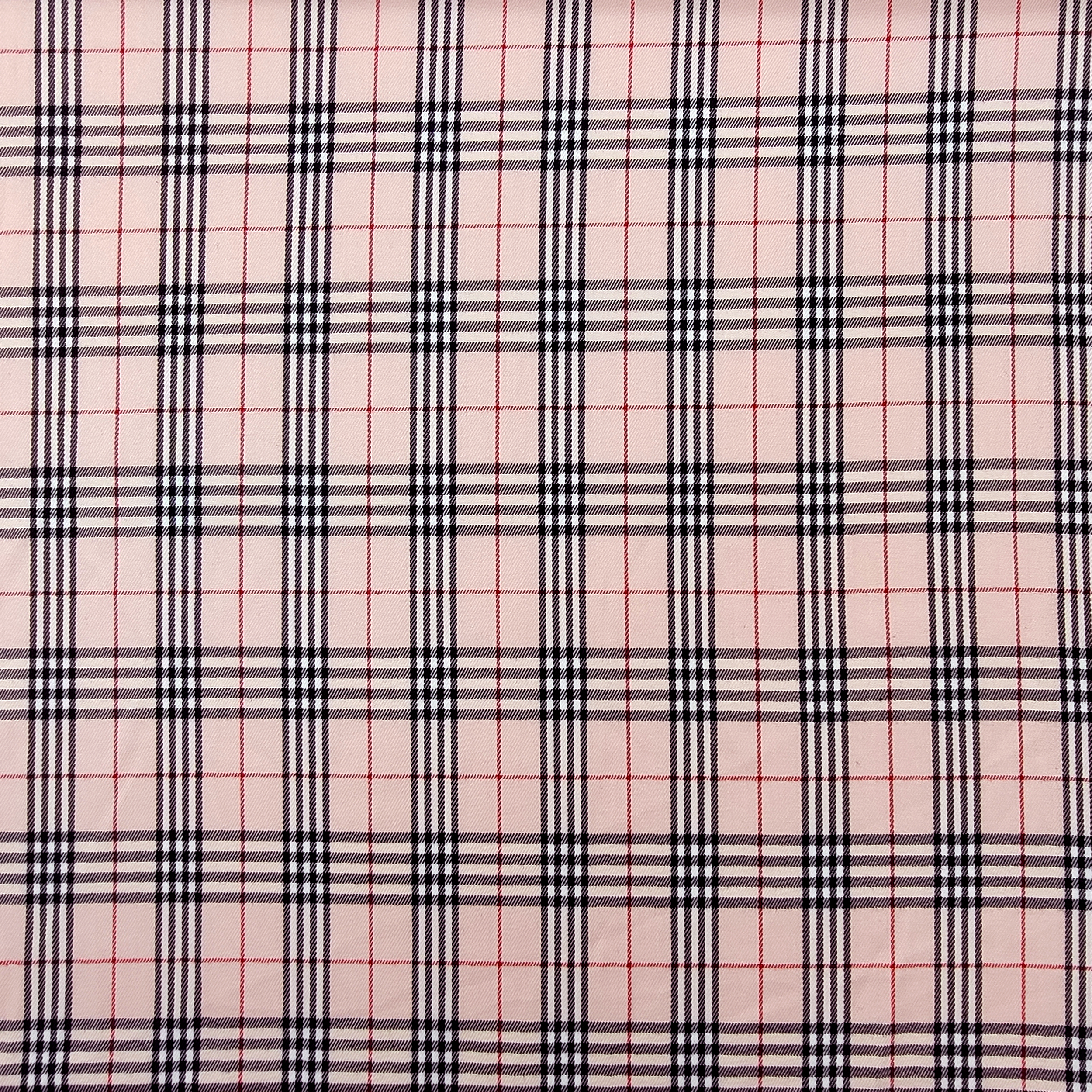 Tartan Quadri Rosa e Nero 