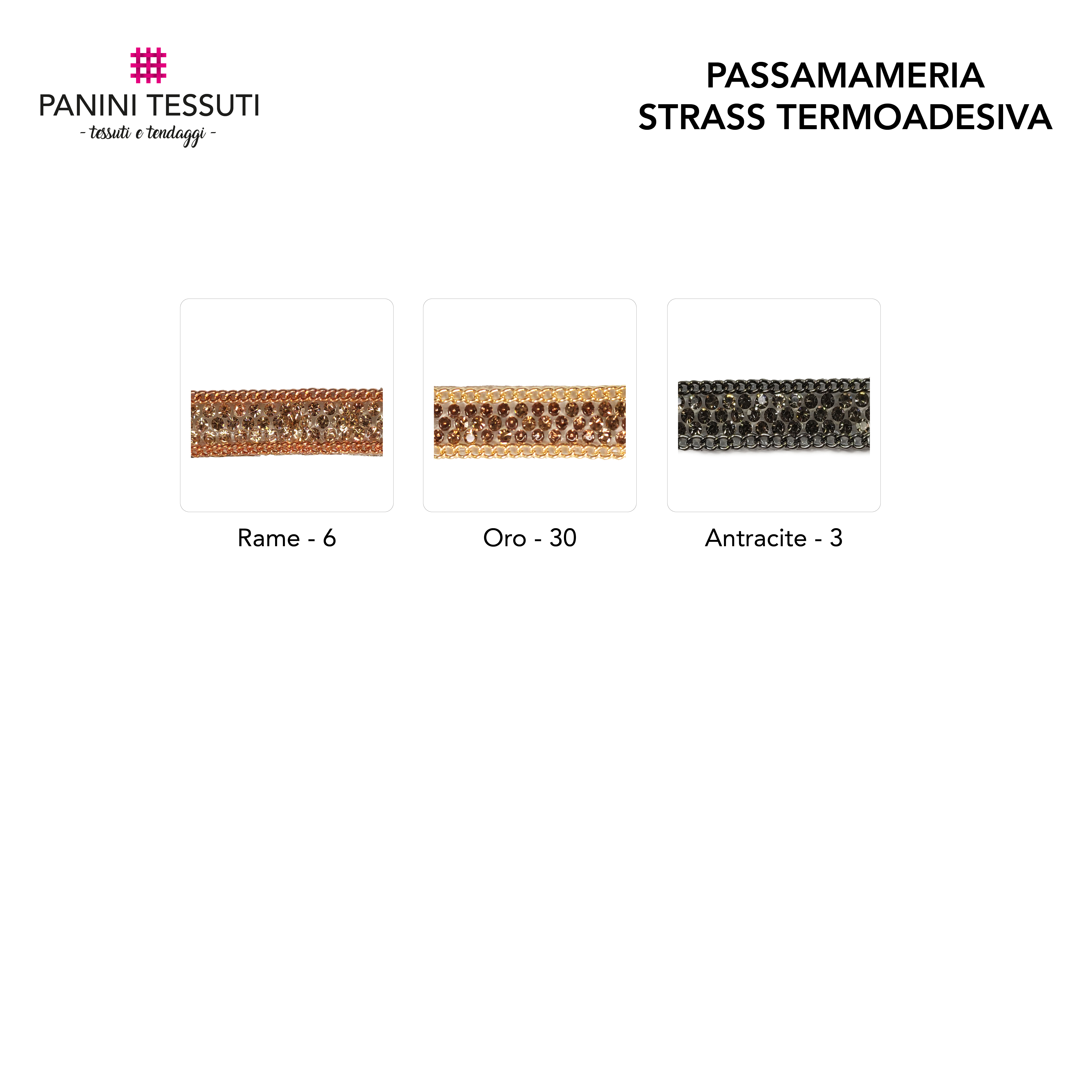 Passamaneria Strass Termoadesiva Image