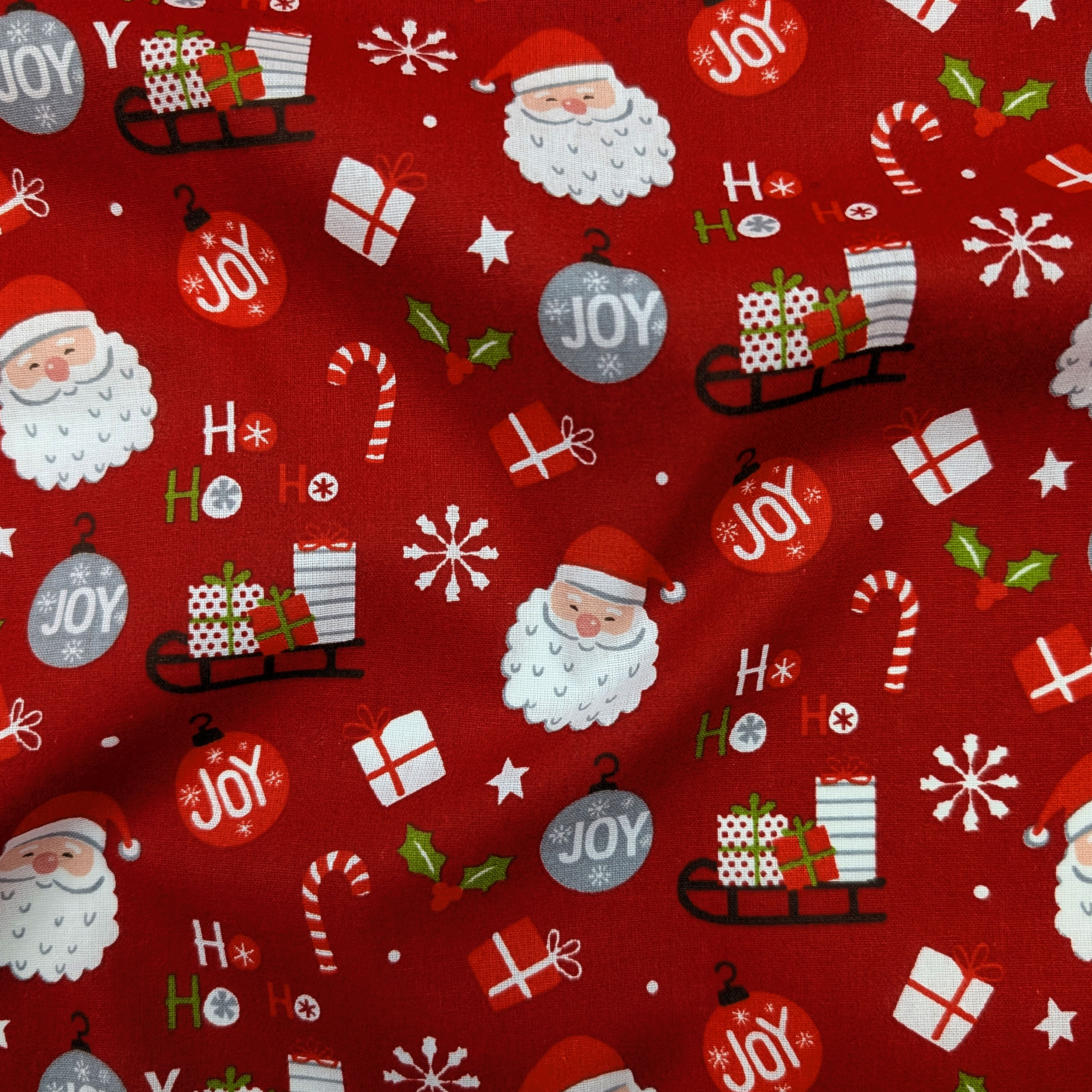 Cotone Natalizio Babbo Natale e Pacchetti Regalo Image