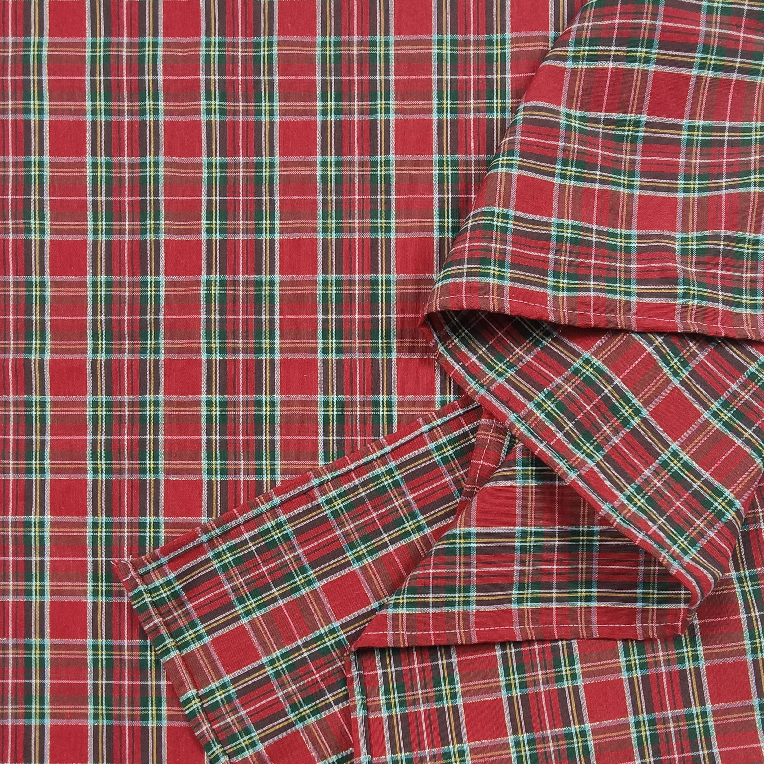 Tovaglia Confezionata Tartan Lurex