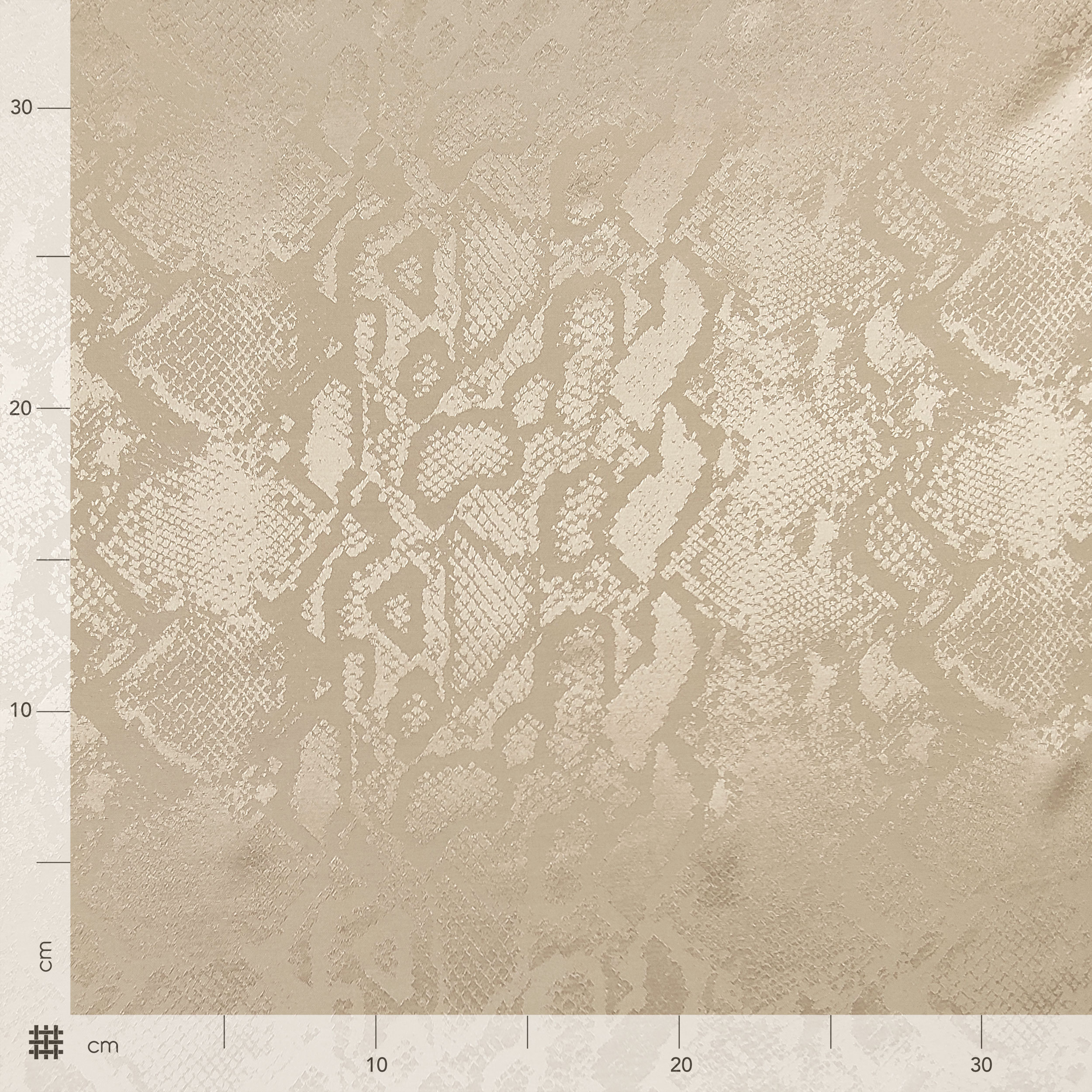 Seta Jacquard Alta Moda Beige Chiaro
