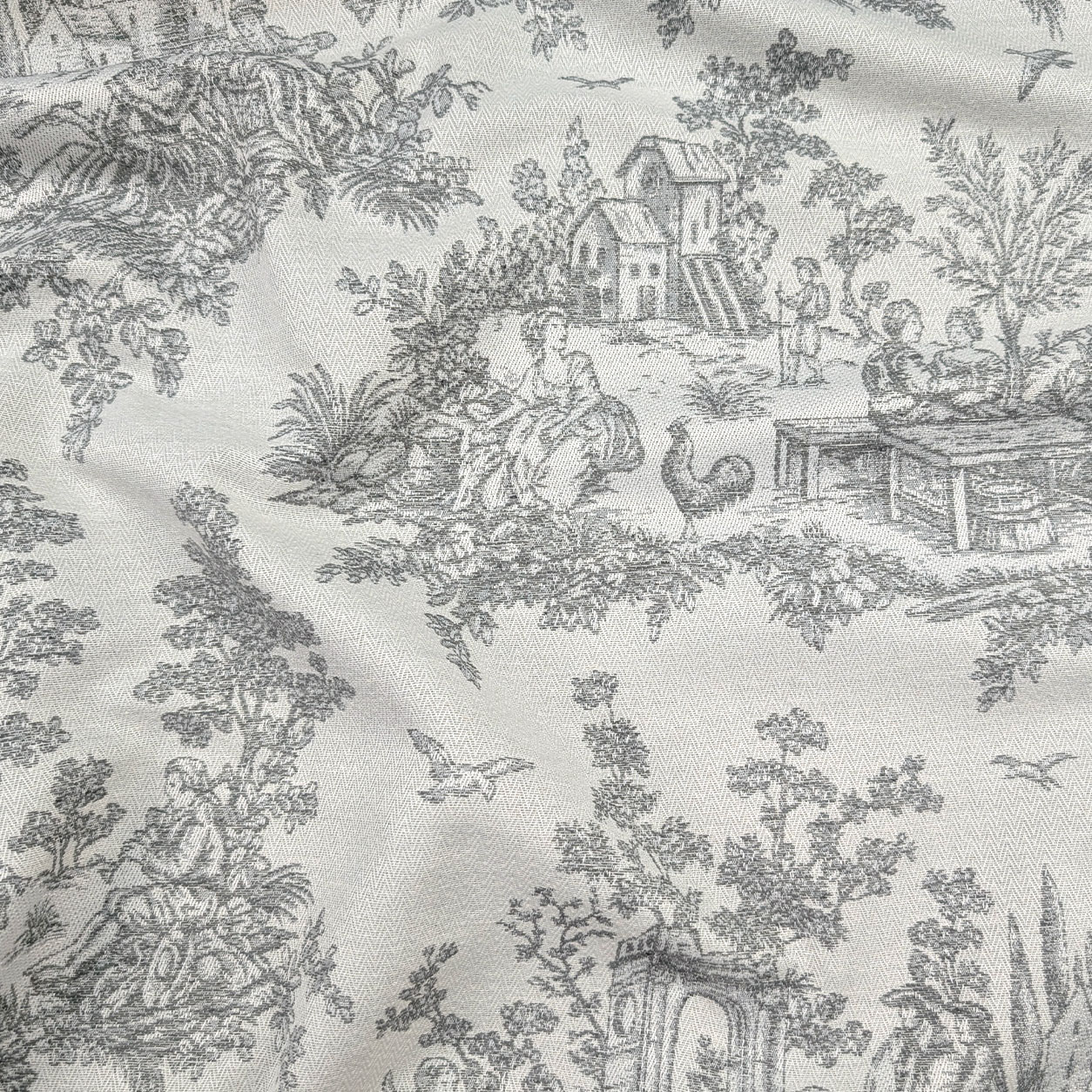 Jacquard Toile de Jouy Grigio Image
