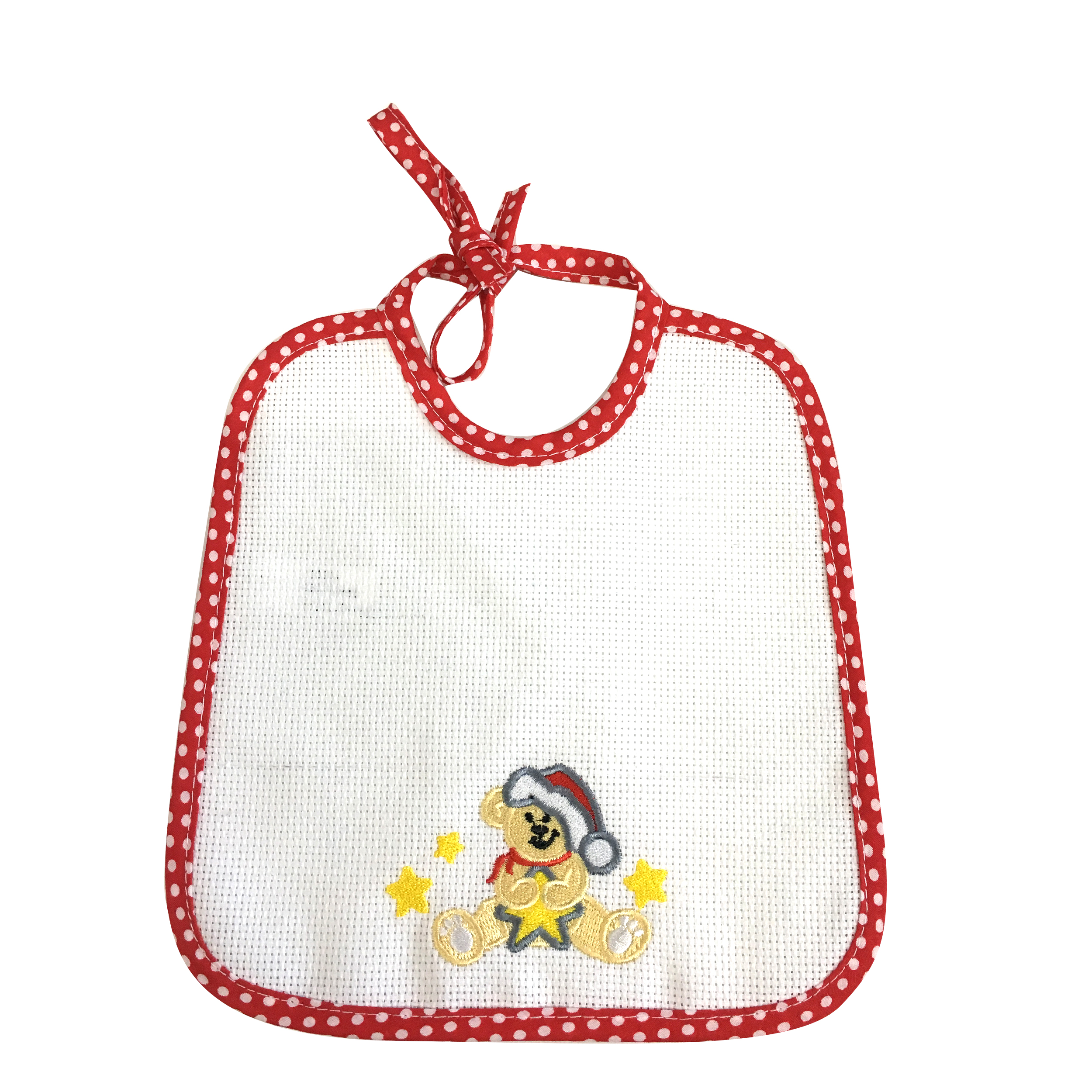 bavaglino-natale-aida-bordo-pois 1