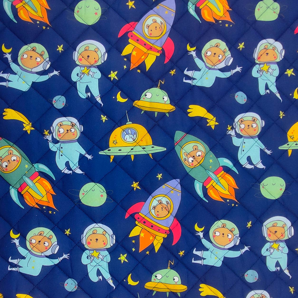 Stoffa-Trapuntata-Orsetti-e-Astronauti-Grande-Panini-Tessuti Stoffa-Trapuntata-Orsetti-e-Astronauti-Grande-Panini-Tessuti