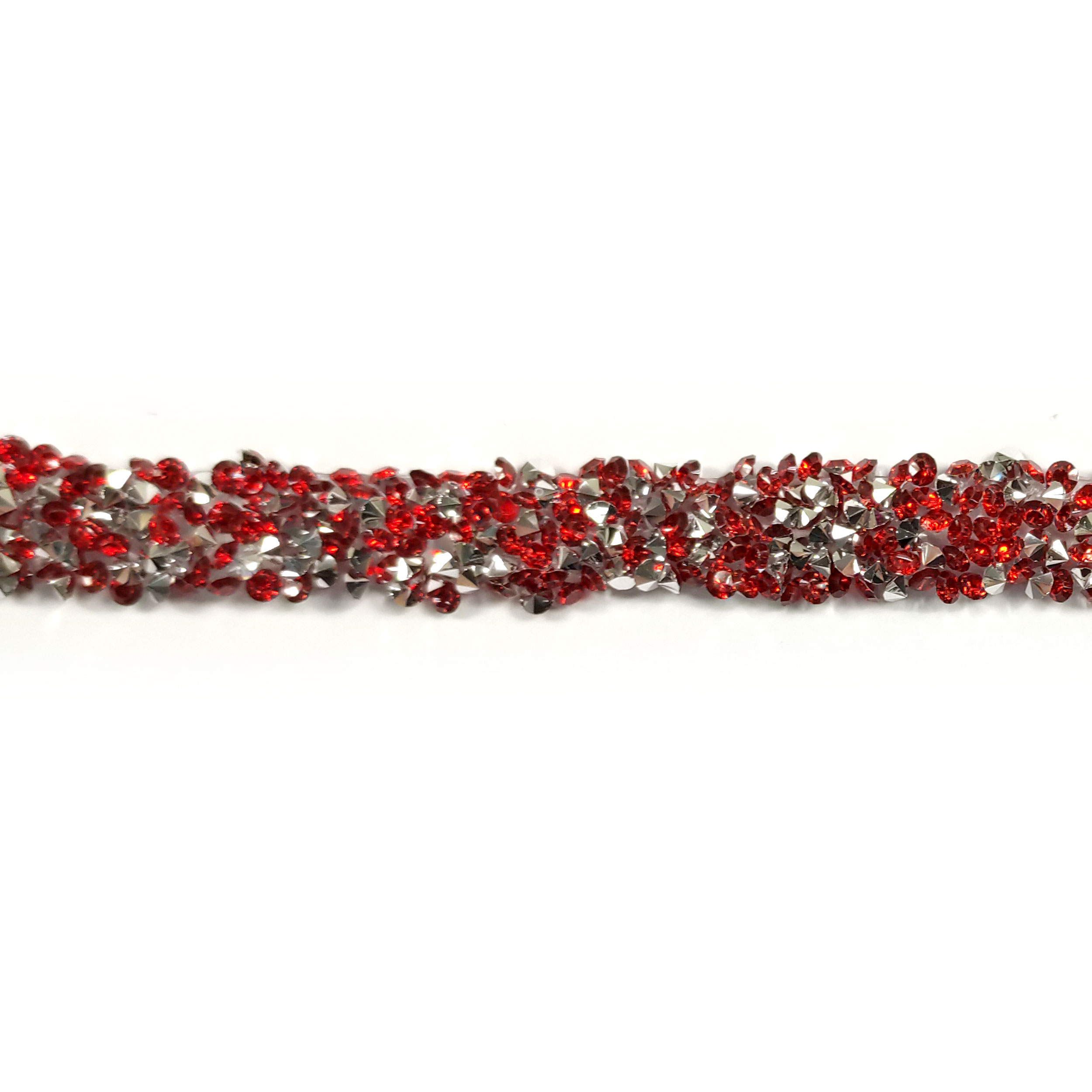 Passamaneria Perle e Strass tipo Swarovski Termoadesiva Image