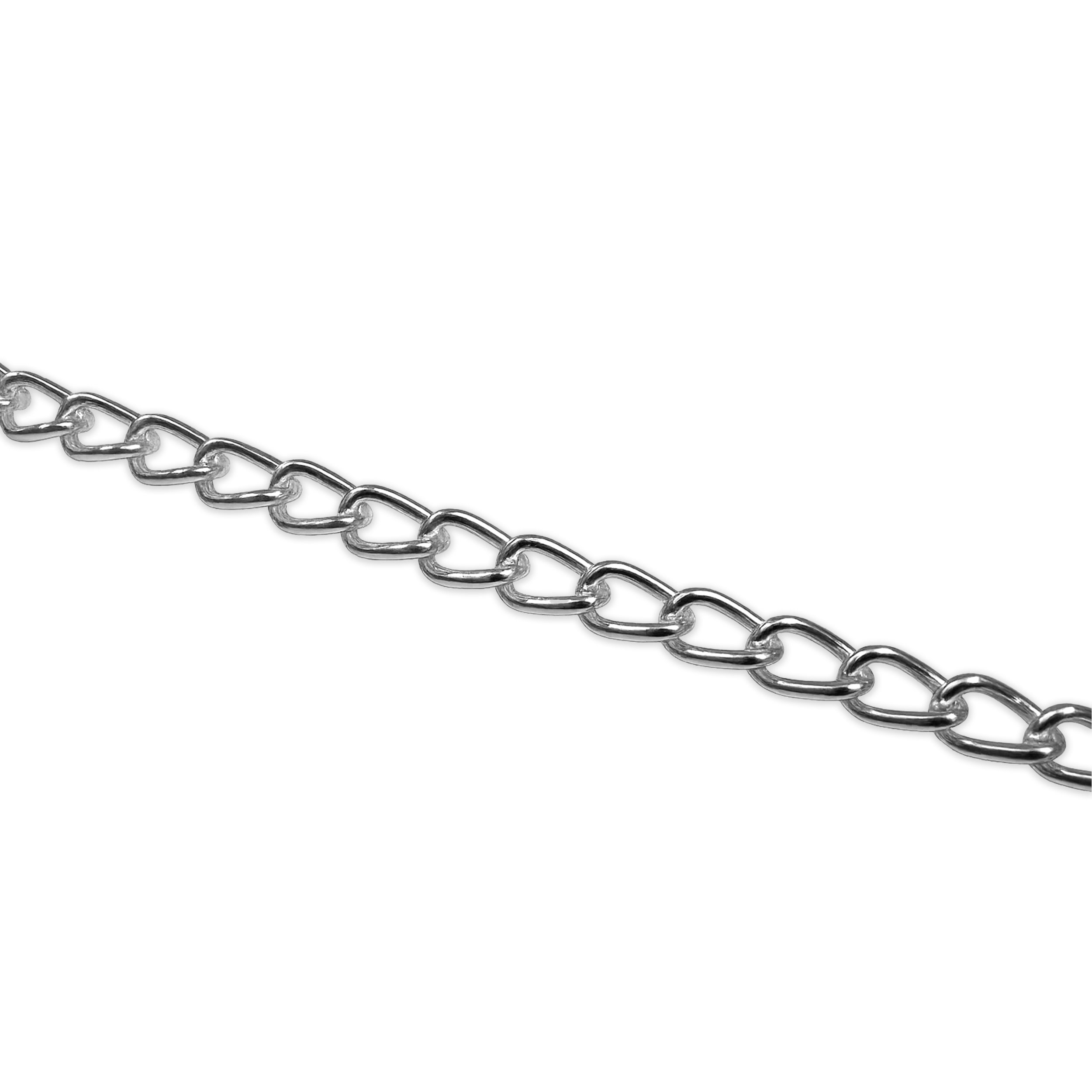 Catena a Metratura Argento Maglia Groumette 12 mm Image