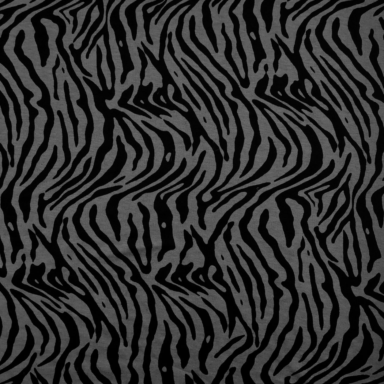 Tessuto in maglina zebrata grigio