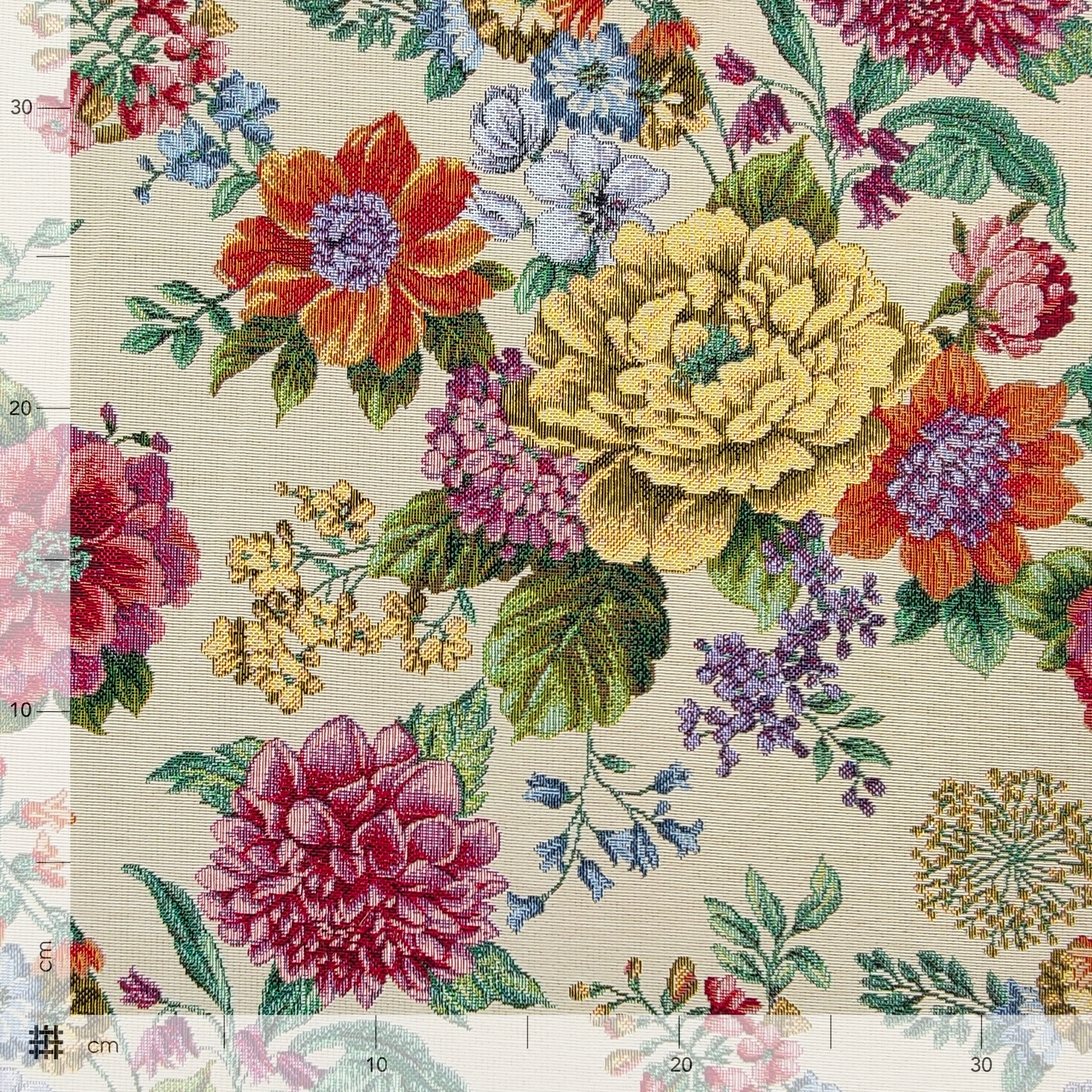 Gobelin Jacquard Cinigliato Sfondo Beige
