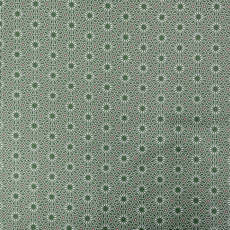 tessuto-cotone-fiori-geometrici-verde