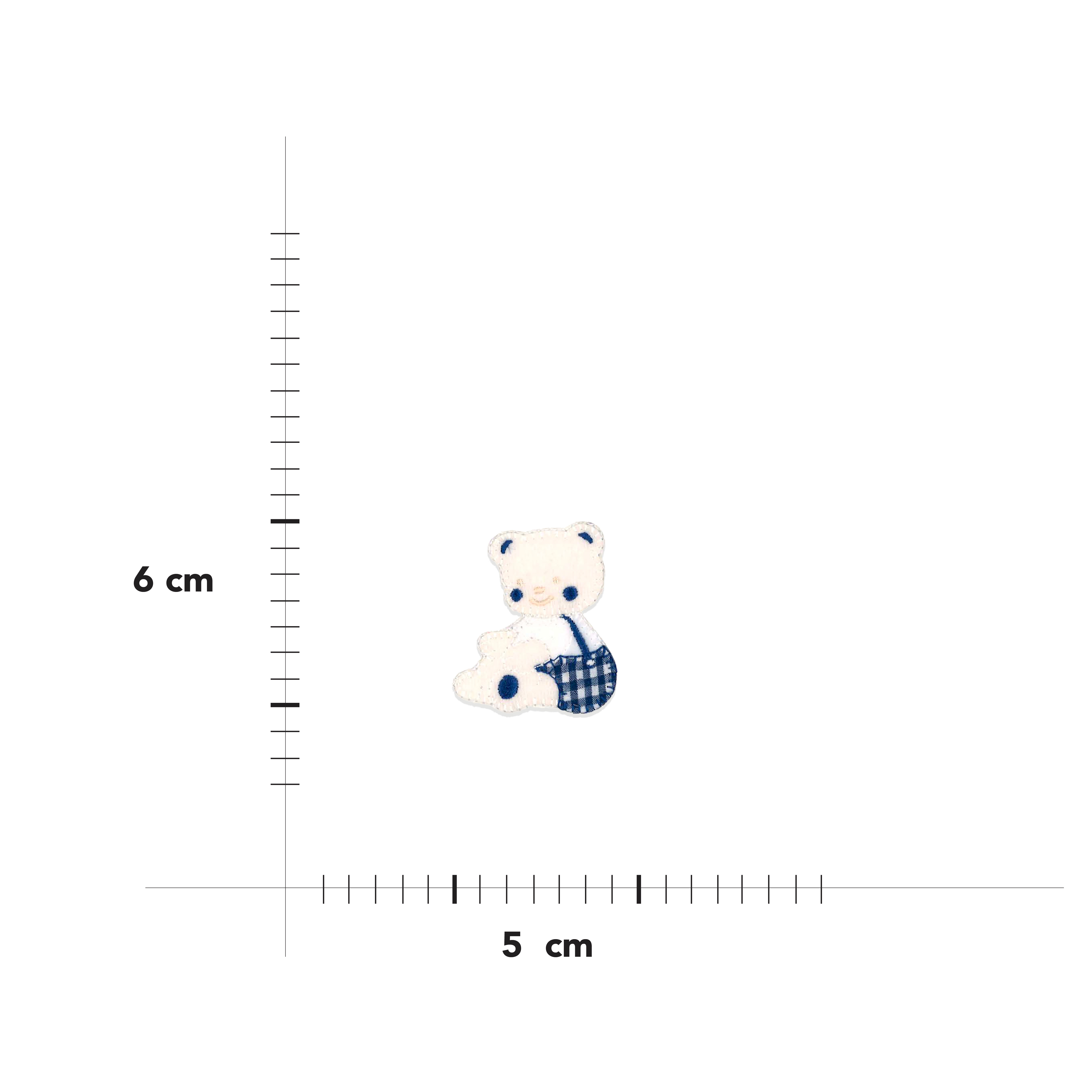 Applicazione Orsetto con Salopette Piccolo Image