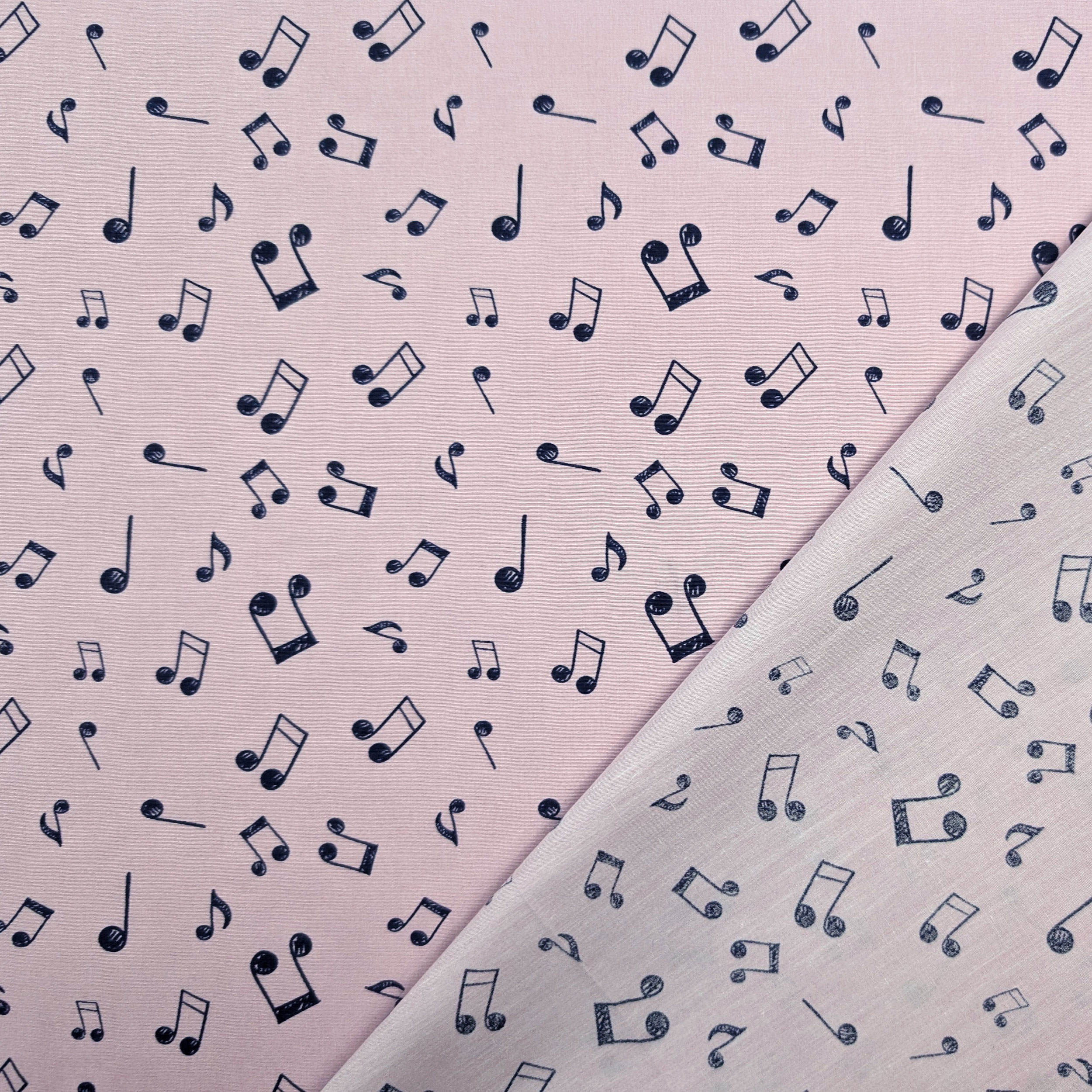 Cotone per Camiceria Note Musicali Image