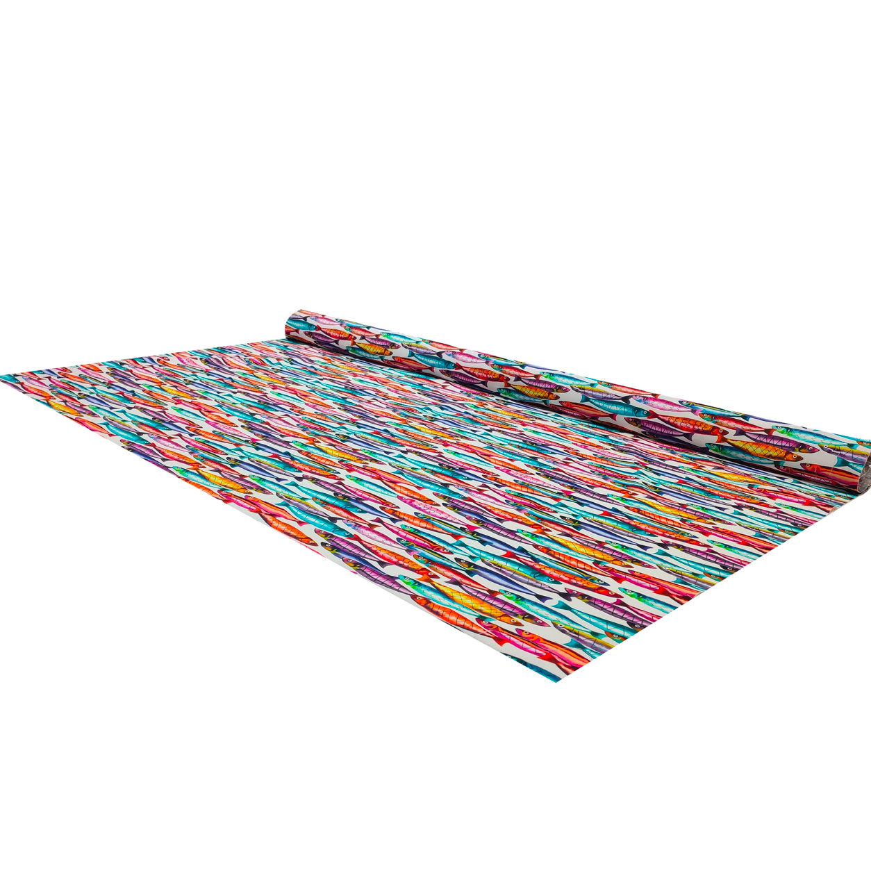 Panama stampato sardine multicolor