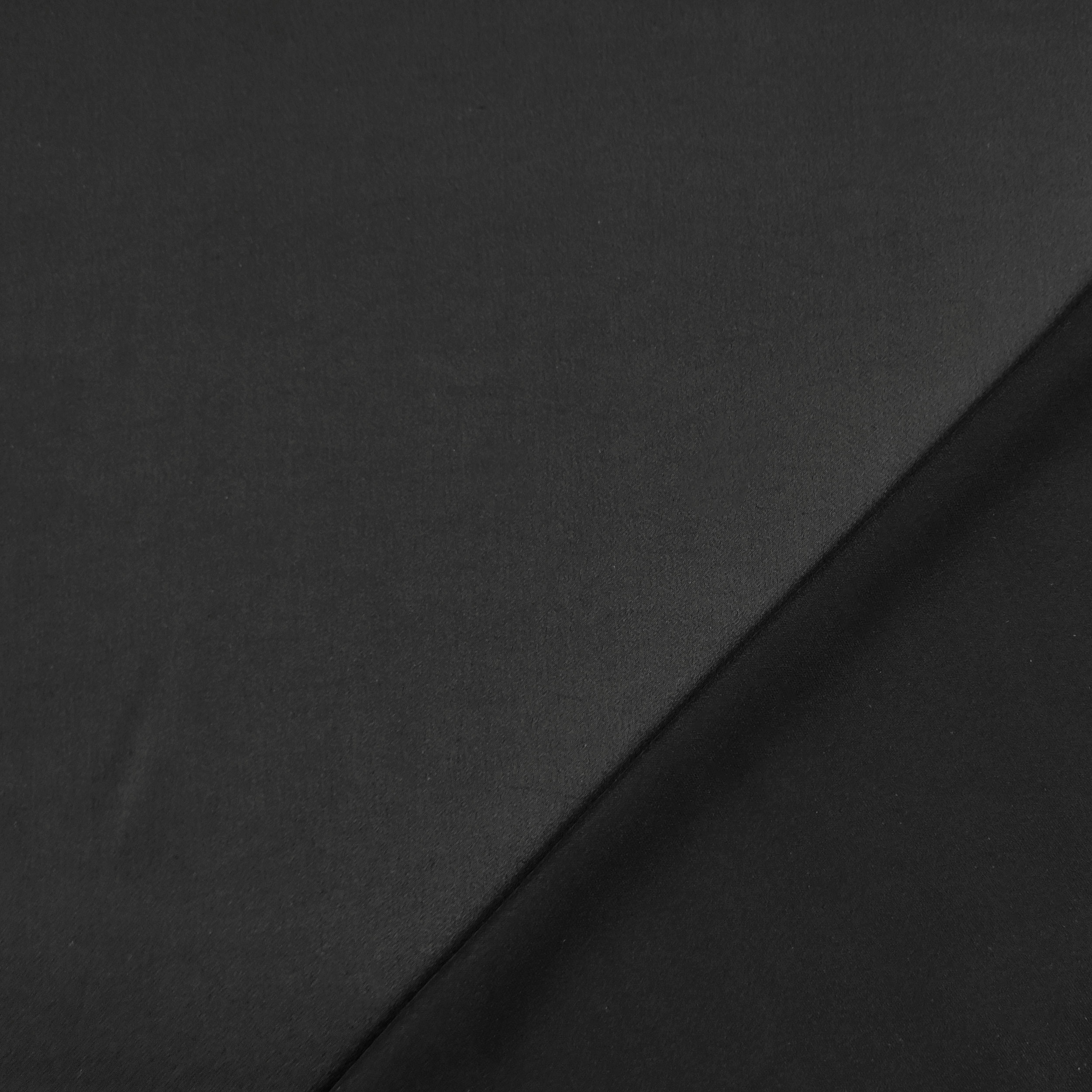 Raso Viscosa Seta Nero