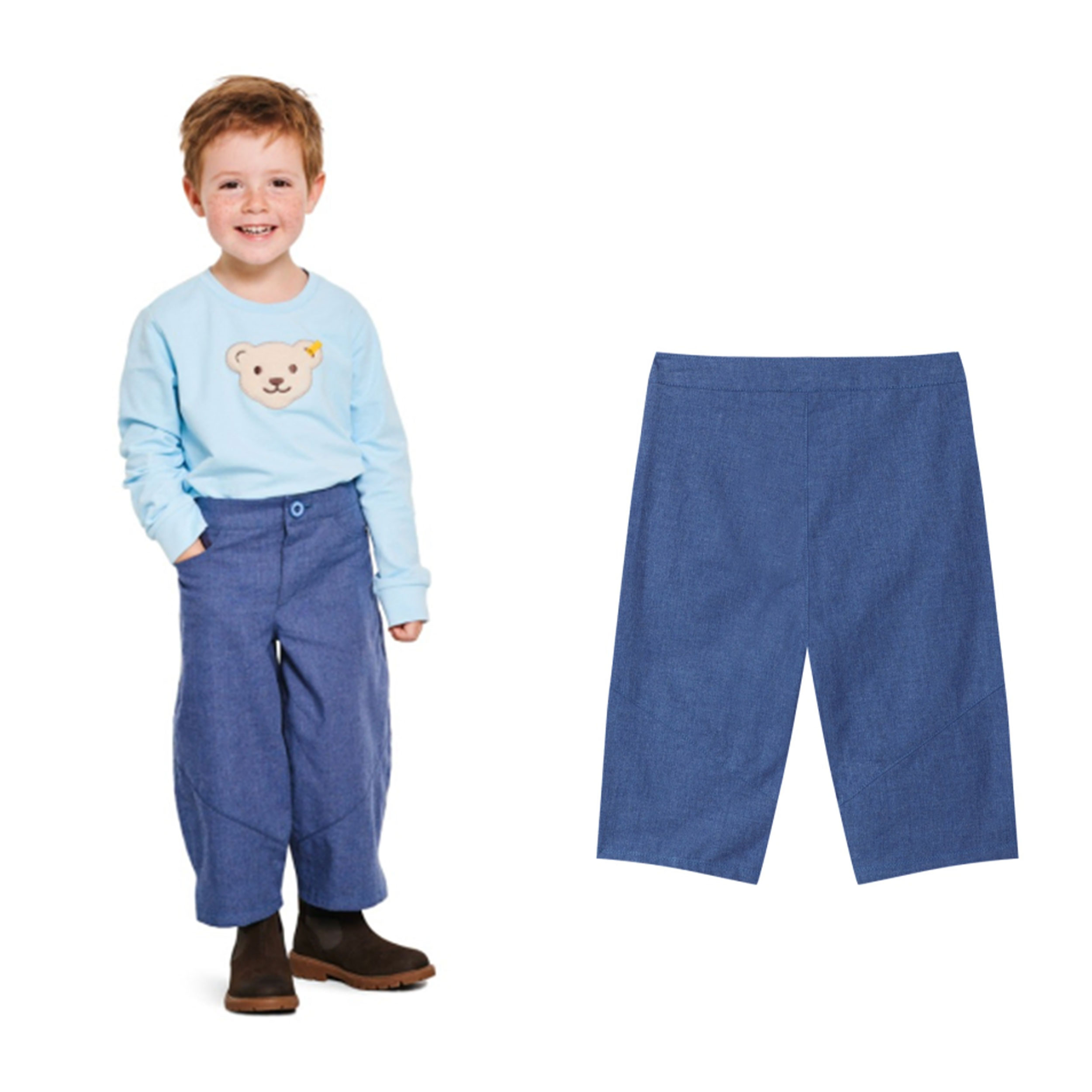 Cartamodello Burda Kids Medium Pantaloni Image