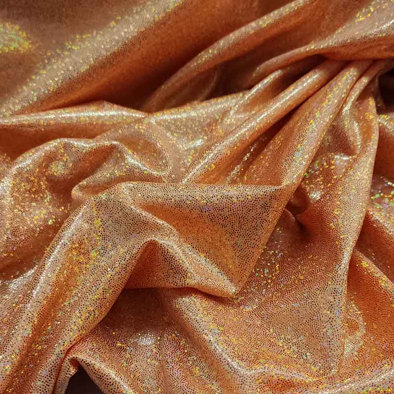 tessuto-lycra-lurex-glitterata-arancione-chiaro