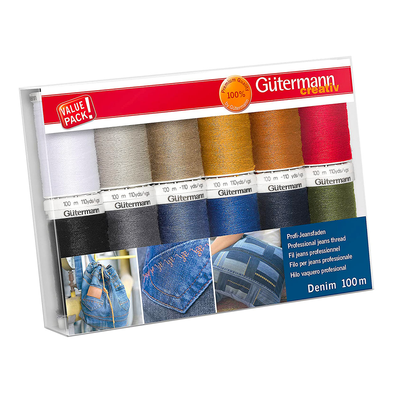 Gutermann Filo Denim 12 Bobine