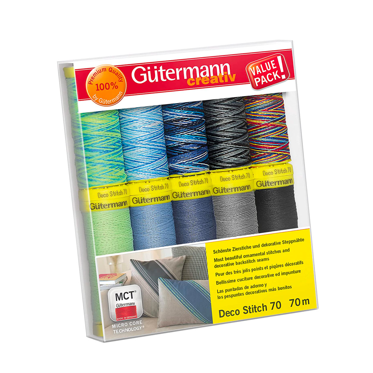 Gutermann Deco Stitch 10 Bobine Toni Freddi